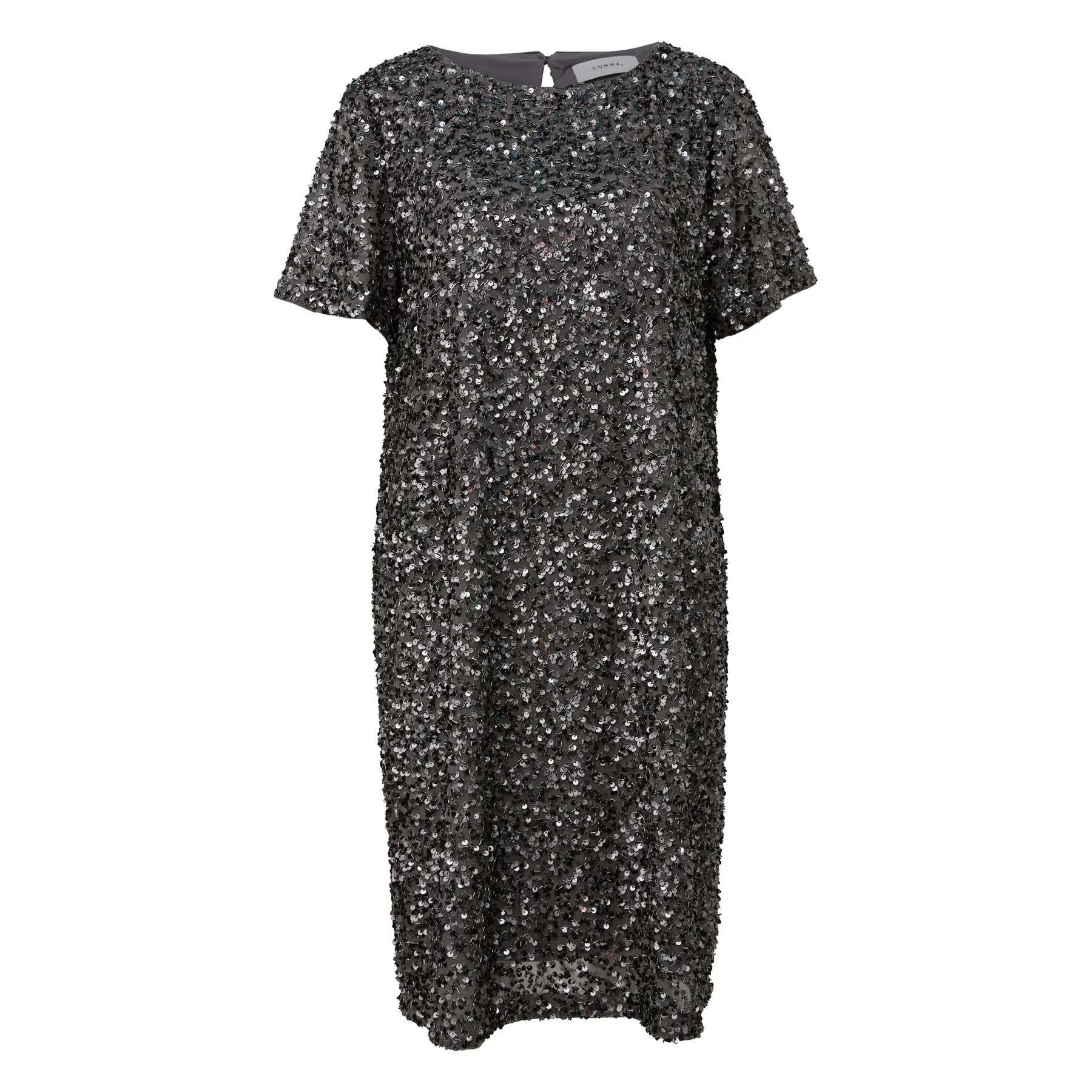 Robe corta in mussola glitter donna COMMA