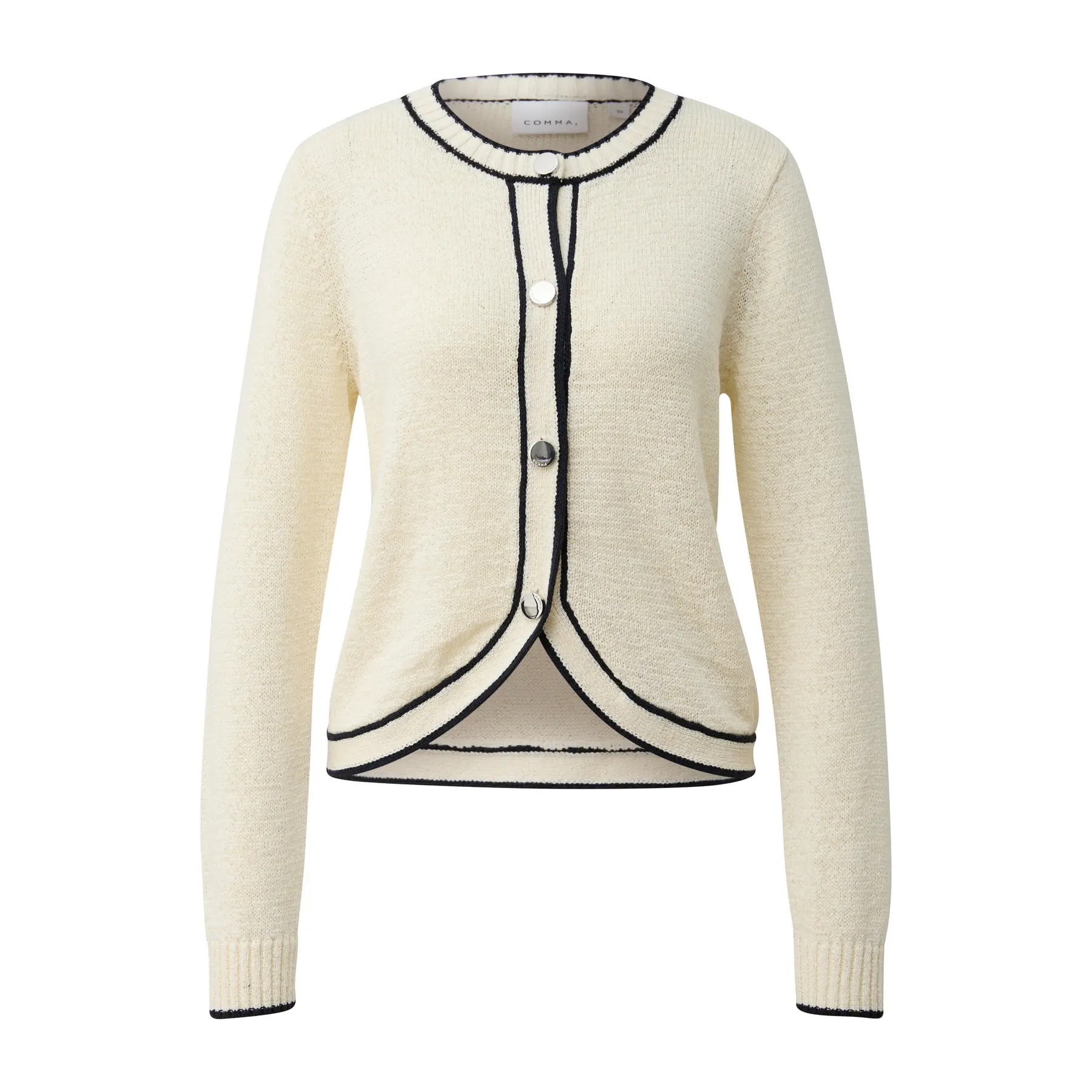 Damen Cardigan aus Baumwollband COMMA