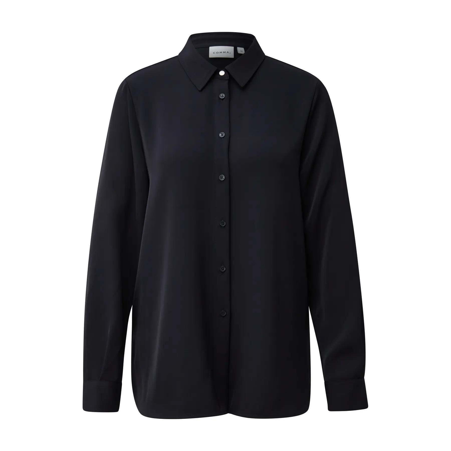 Blusa maniche lunghe con colletto classico donna COMMA