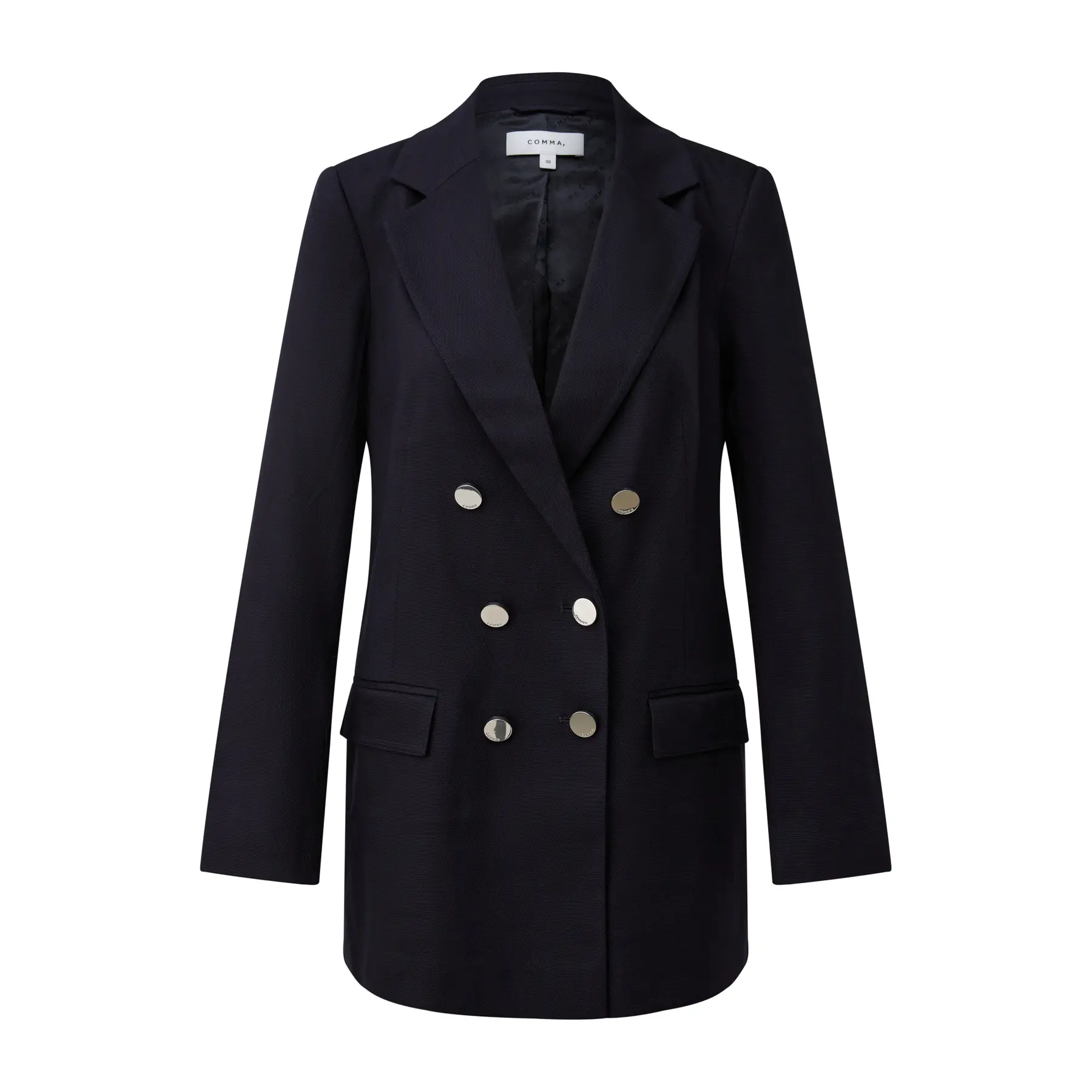 Blazer Doppiopetto Affermato in Viscosa Lyocell Donna COMMA