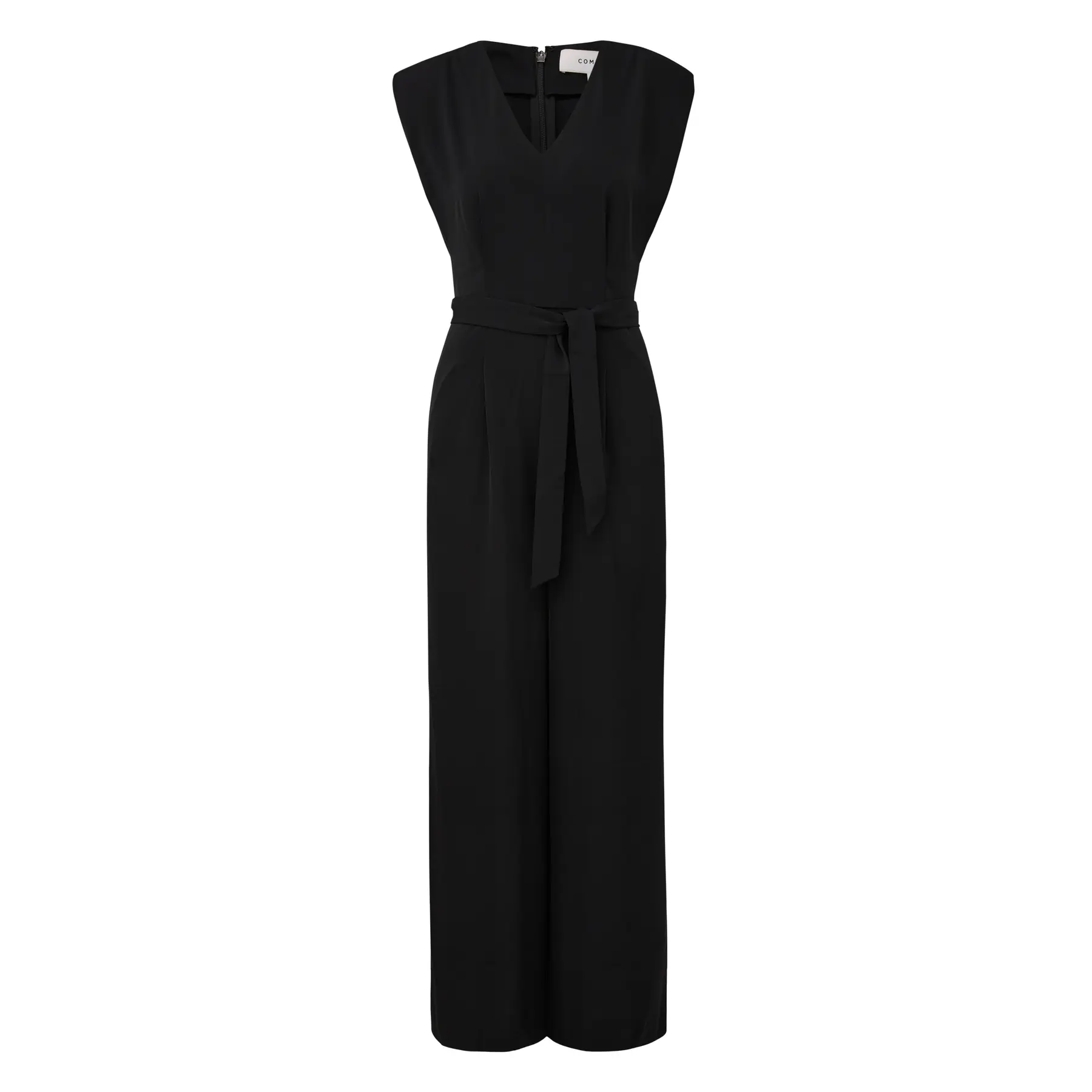 Tuta collo a V gambe semi-large donna COMMA