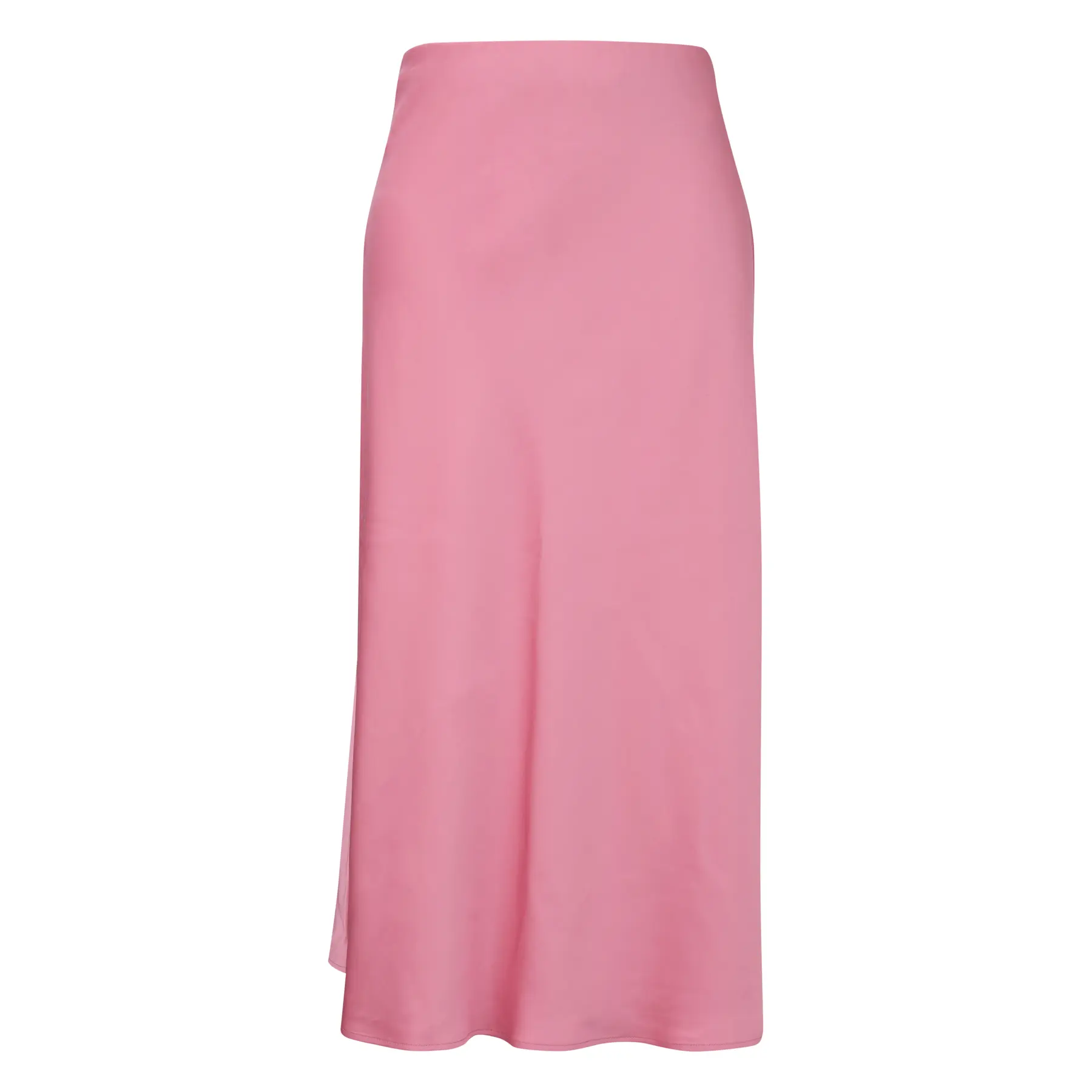 Gonna midi in satin lucido a vita alta elastica donna COMMA