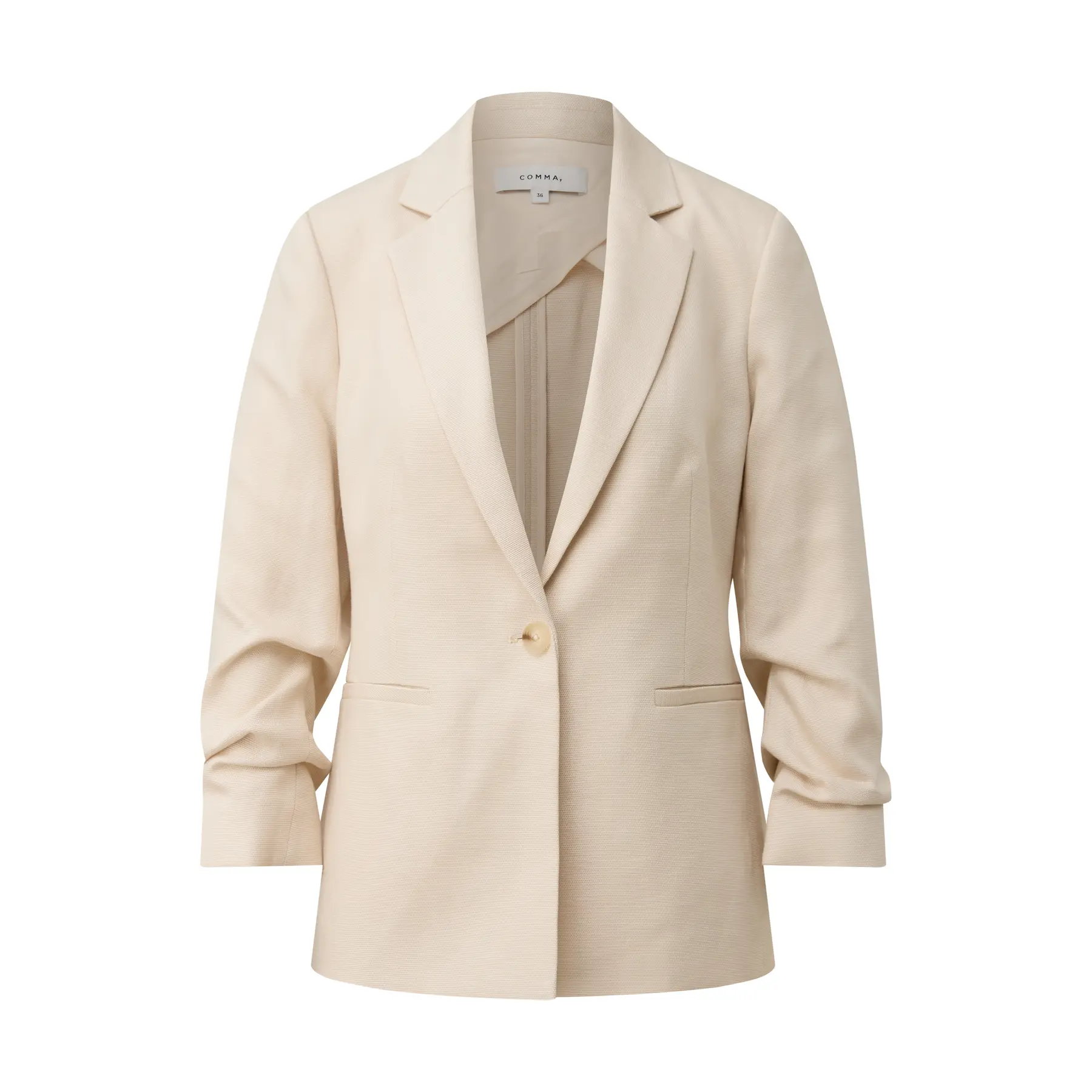 Drapierter 3/4-Ärmel Blazer für Damen COMMA