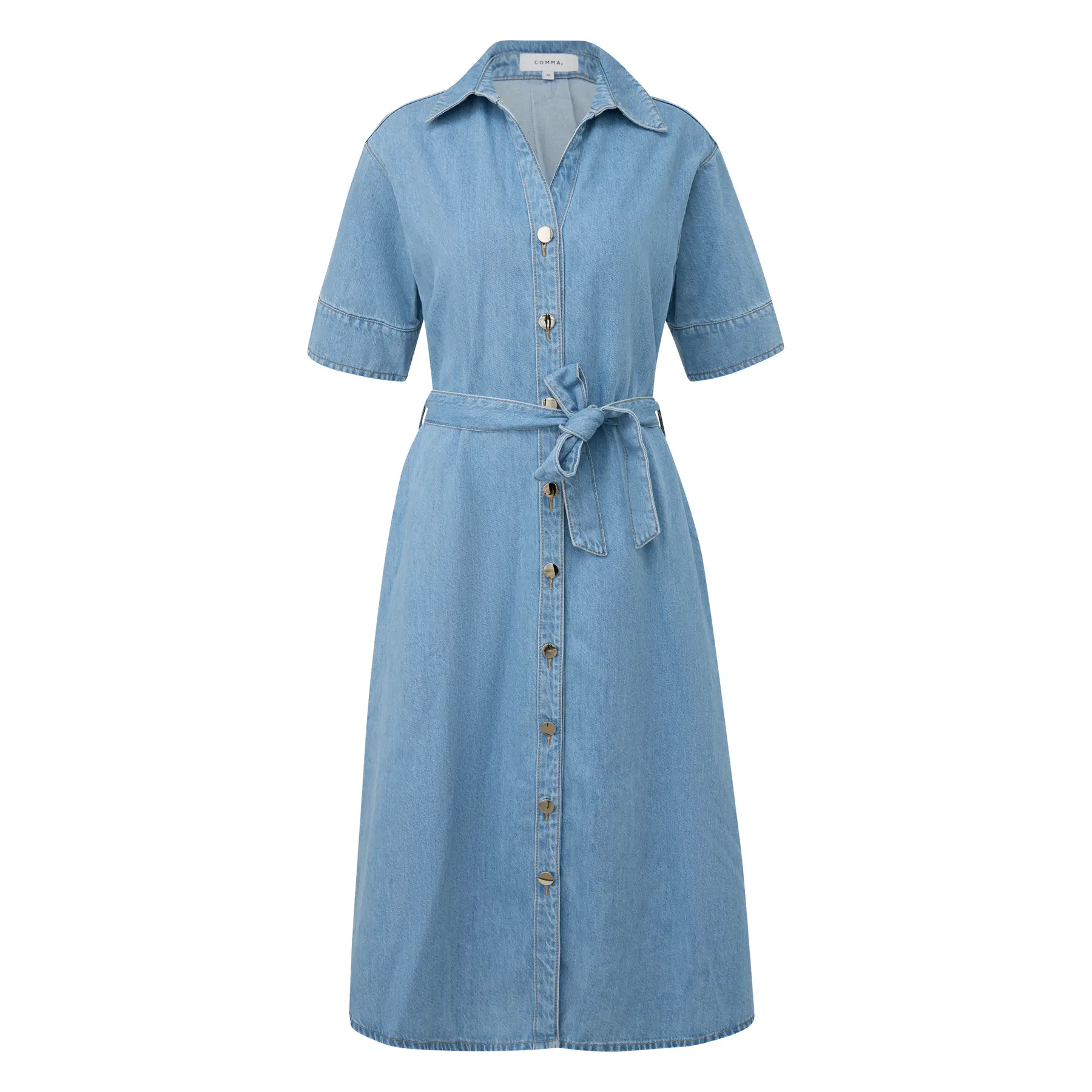 Robe in jeans con cintura removibile donna COMMA