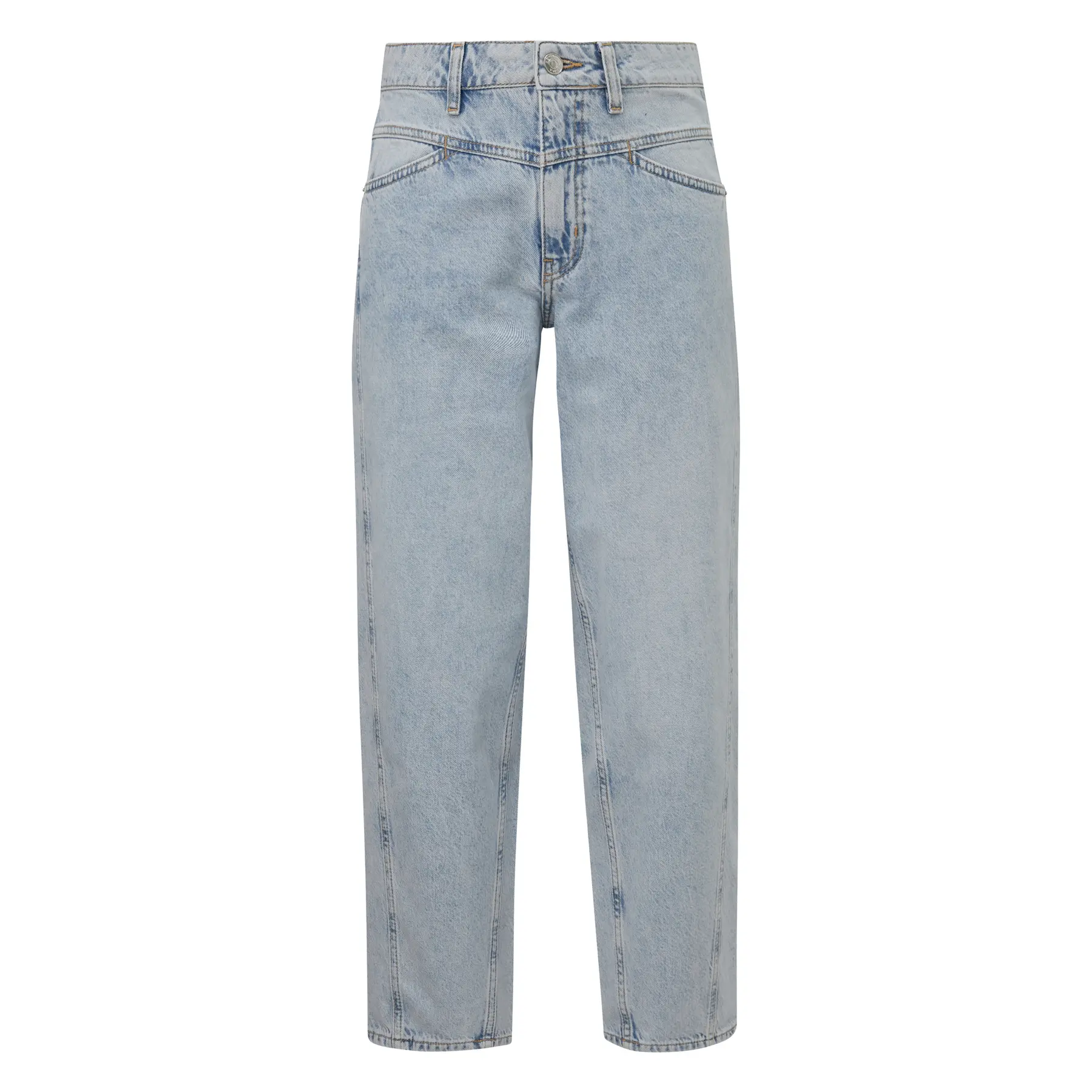 Jeans Loose & Relaxed caviglia impunture denim donna COMMA