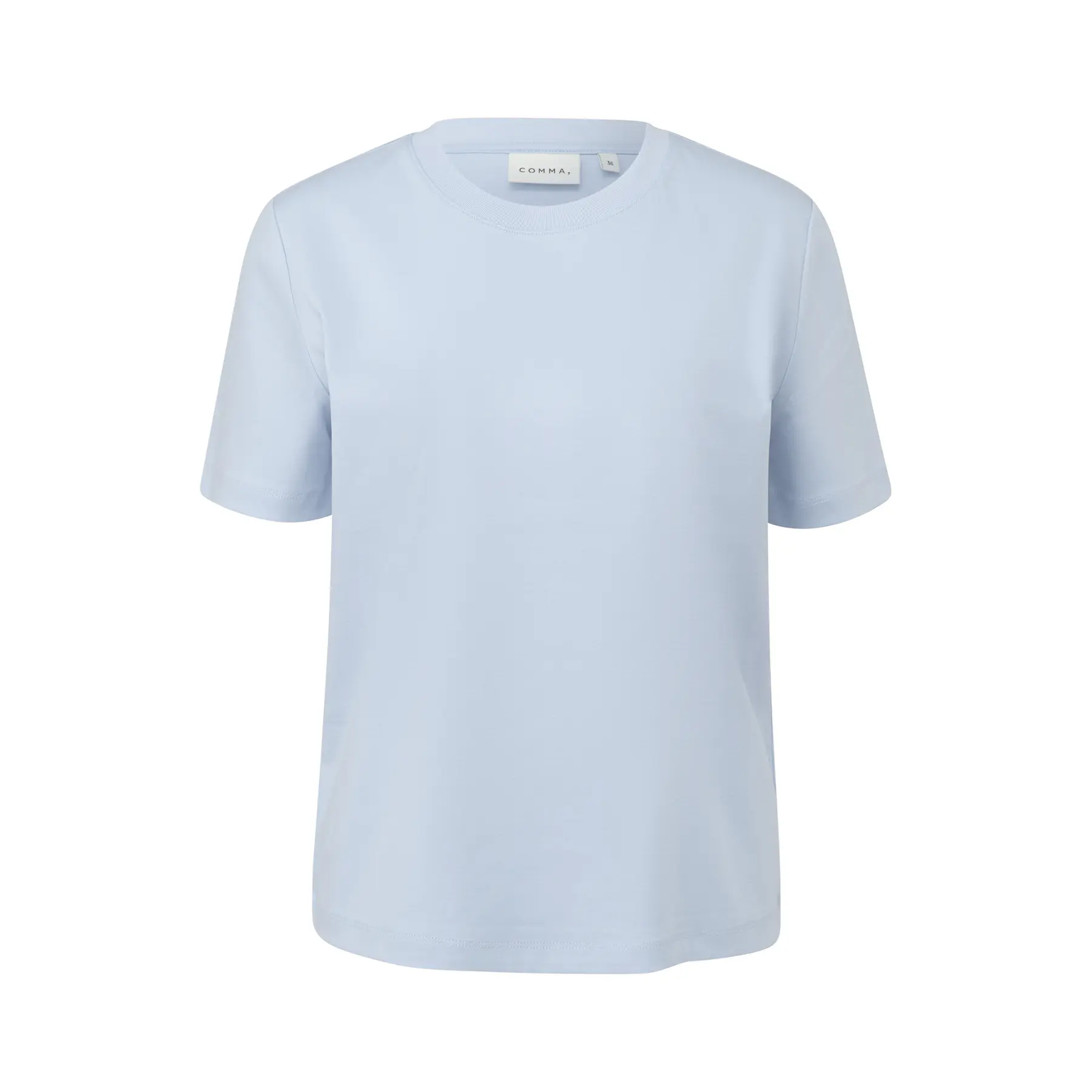 Kunstzijden T-shirt voor vrouwen COMMA