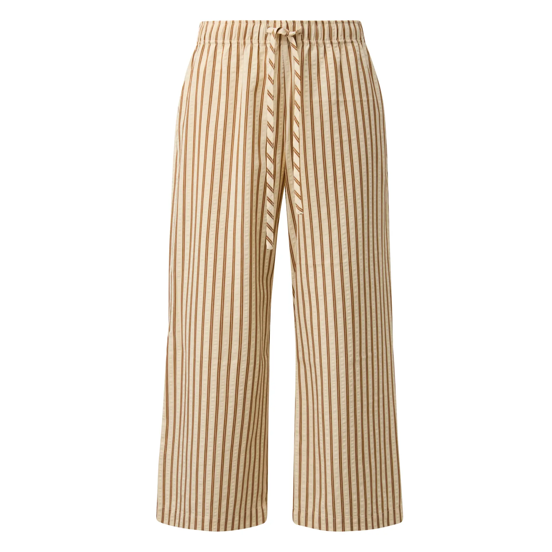 Gestreifte Seersucker Culotte für Damen COMMA
