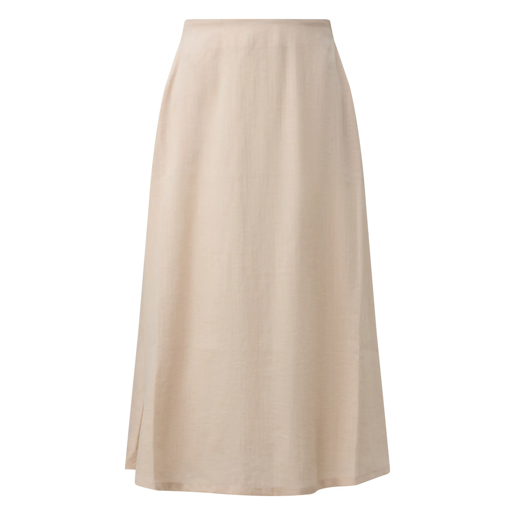 Gonna midi fluida in tessuto intrecciato a forma di A donna COMMA
