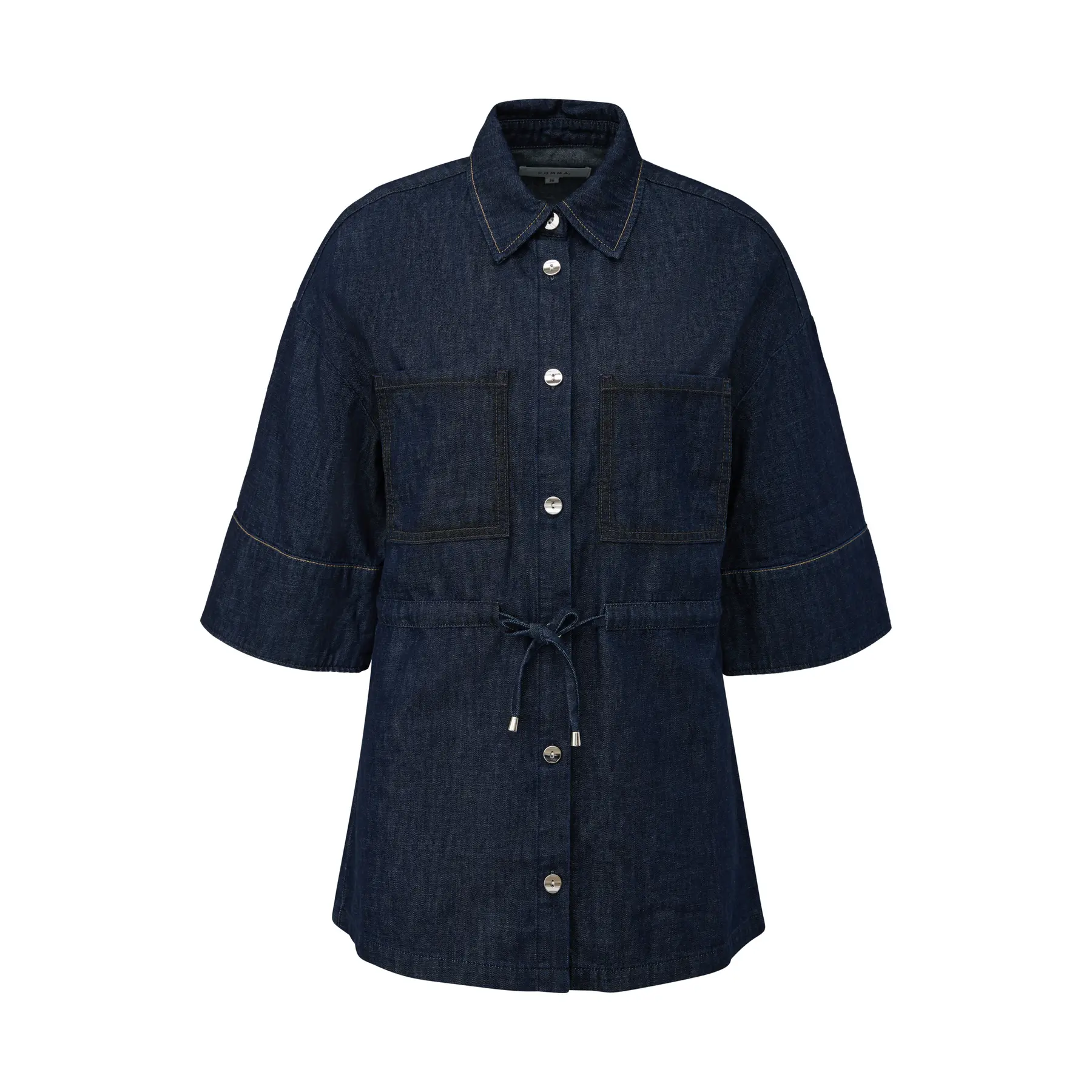 Ultraleichte Jeanjacke mit Kordelzug für Damen COMMA