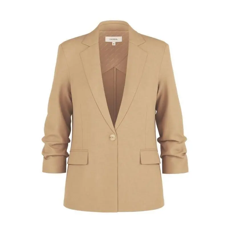Blazer mit 3/4-Ärmeln aus Leinen Lyocell für Damen COMMA