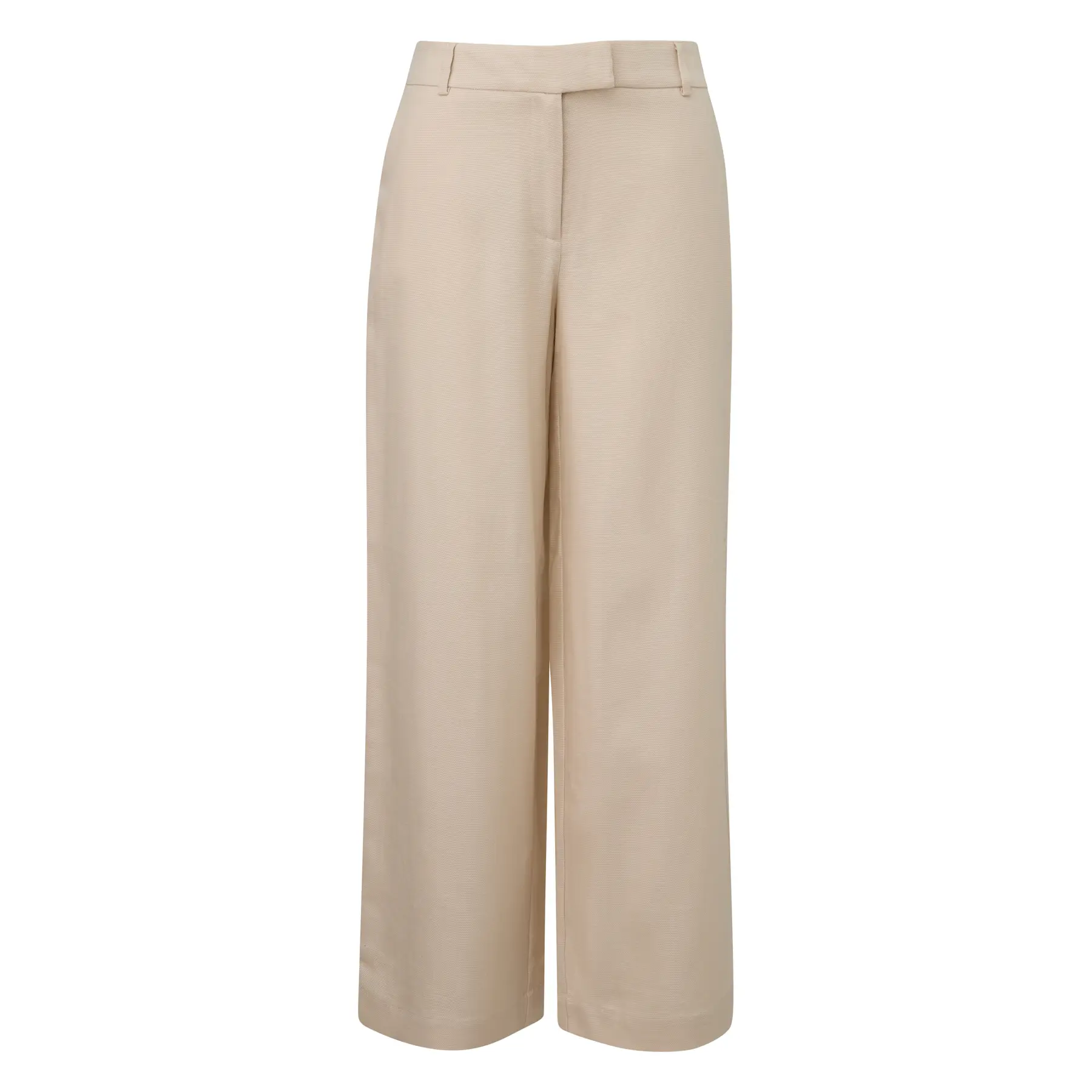 Pantaloni da costume larghi strutturati in lyocell misto donna COMMA