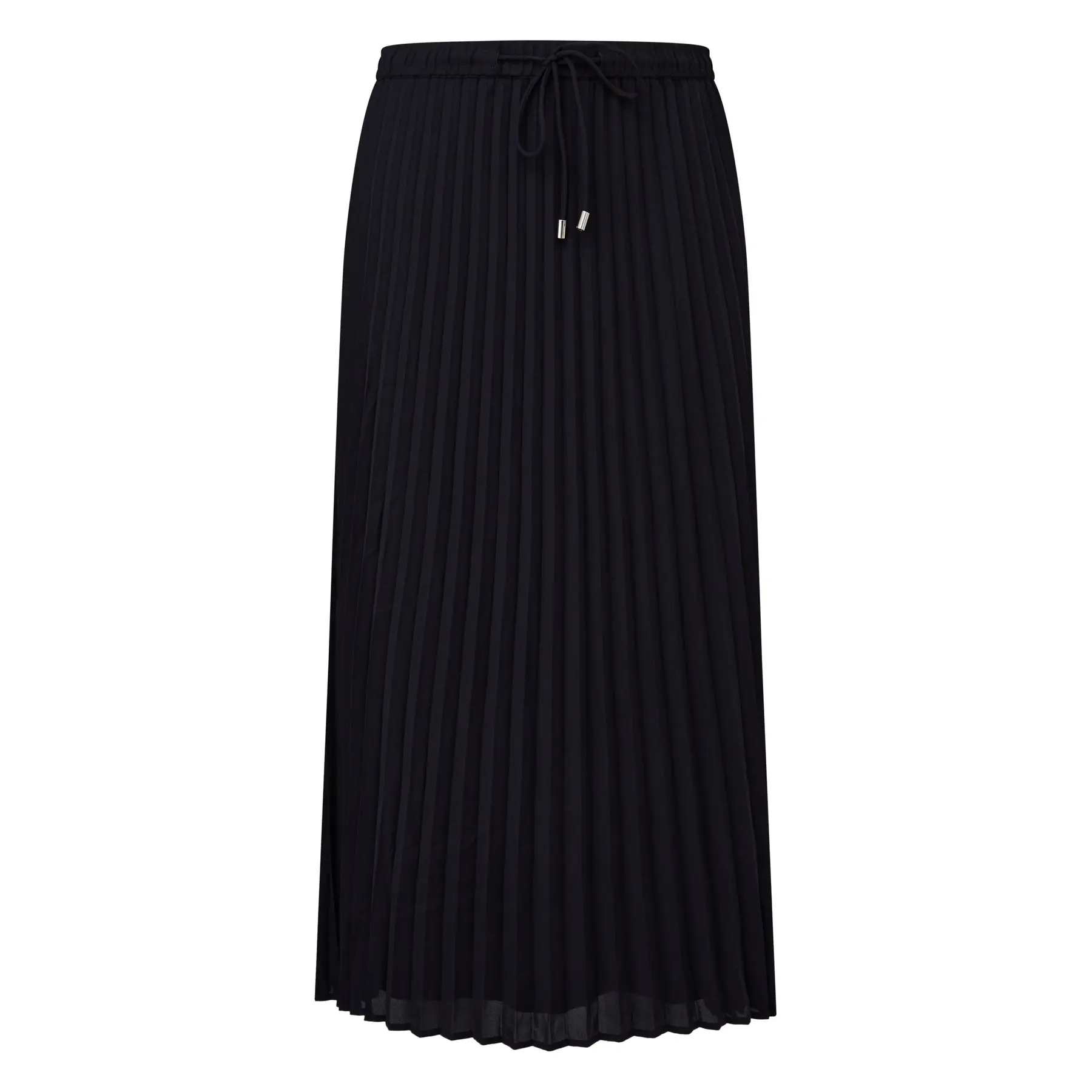 Gonna midi plissettata in mousseline con tunnel di regolazione donna COMMA