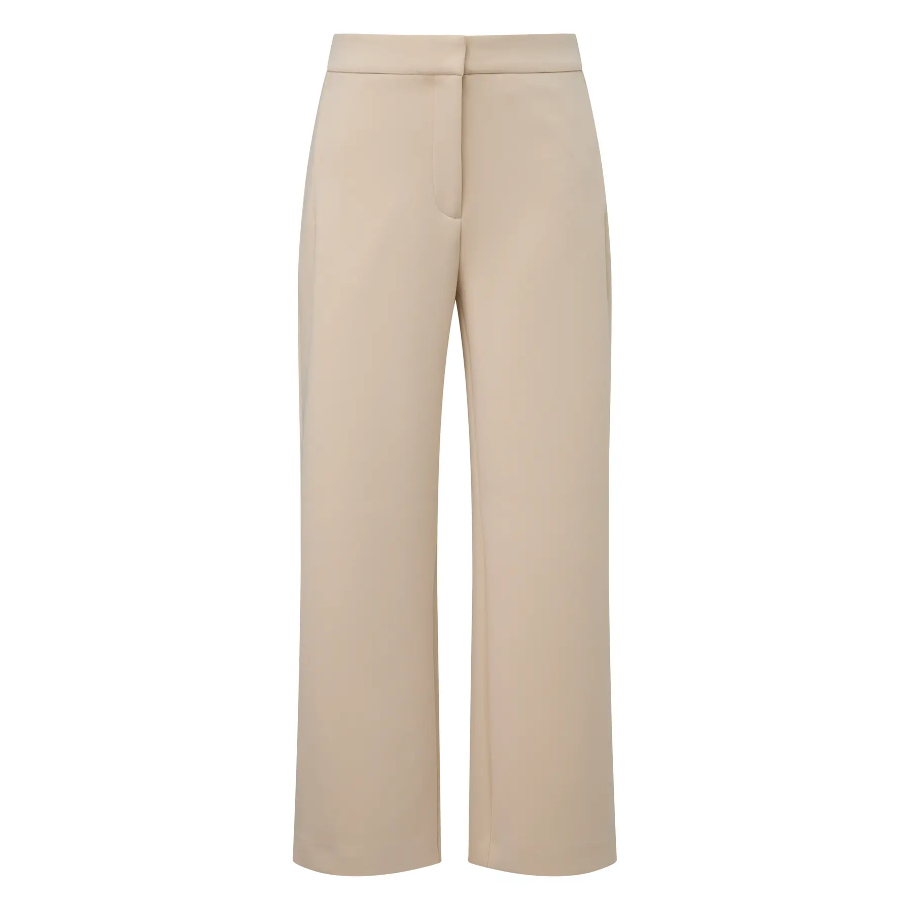 Pantaloni larghi in tessuto scuba morbido ed elastico donna COMMA