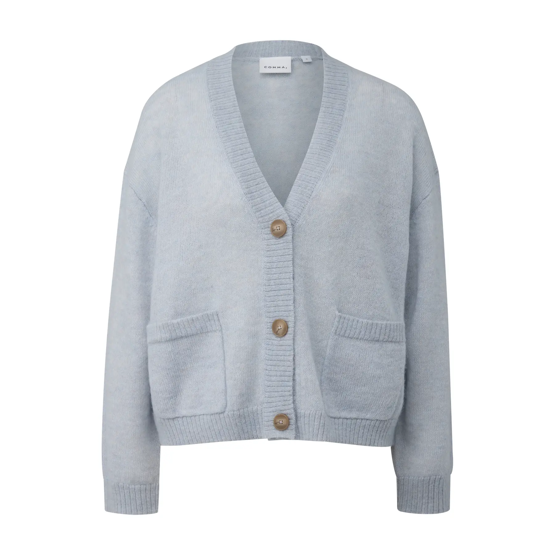 Dames cardigan met opgestikte zakken COMMA