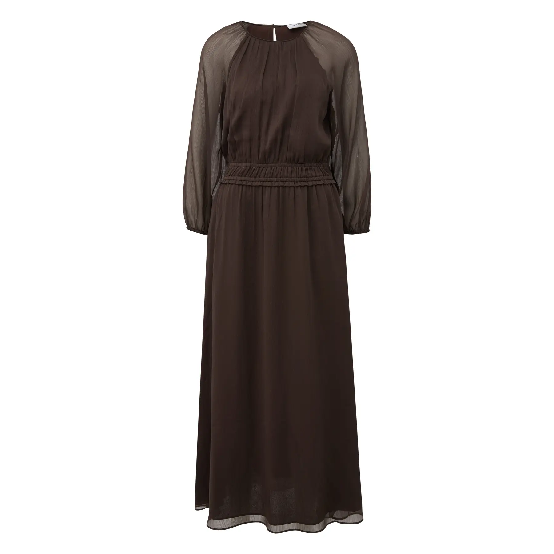 Robe manches longues en mousseline femme COMMA Robe manches longues en mousseline femme COMMA