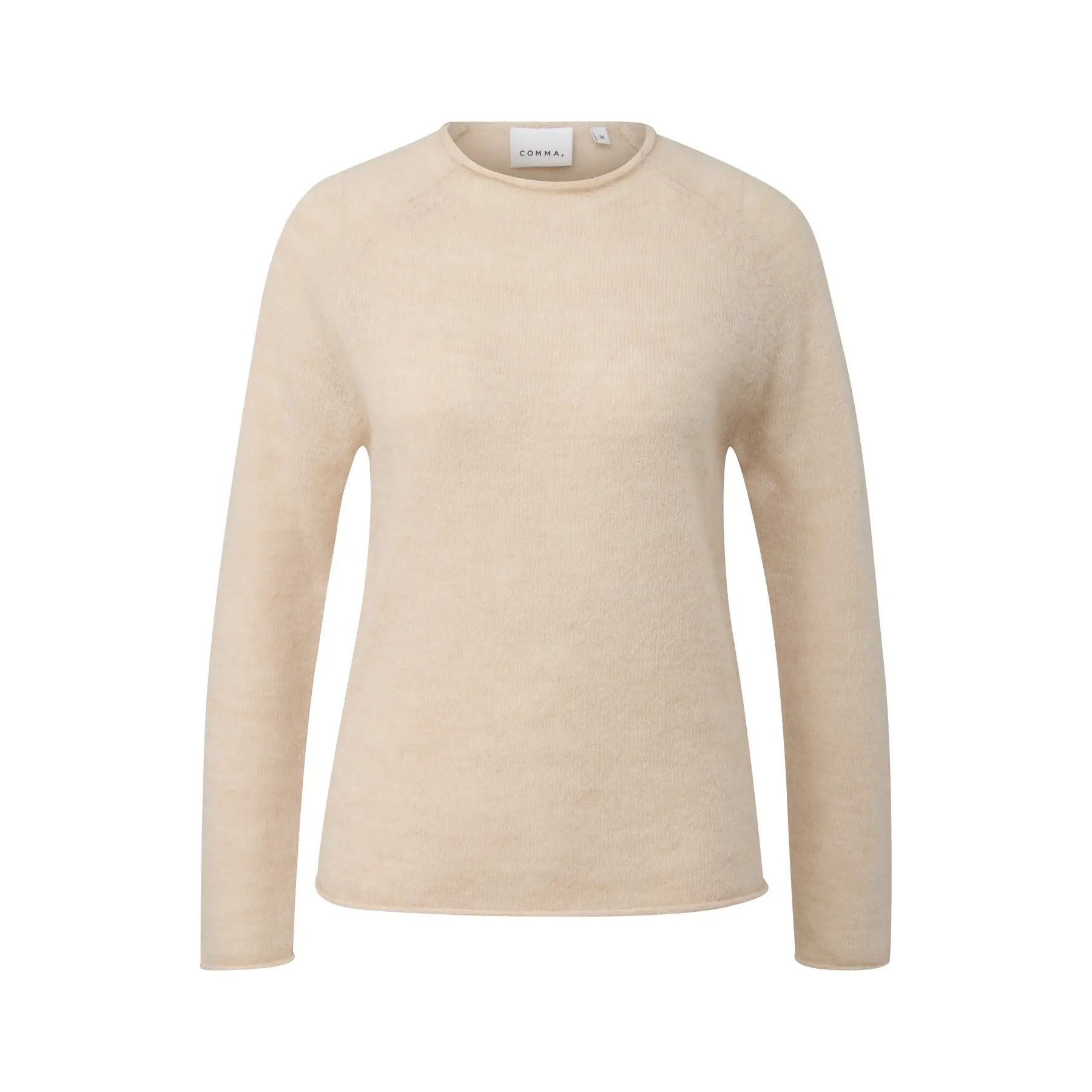 Maglione girocollo in misto alpaca donna COMMA