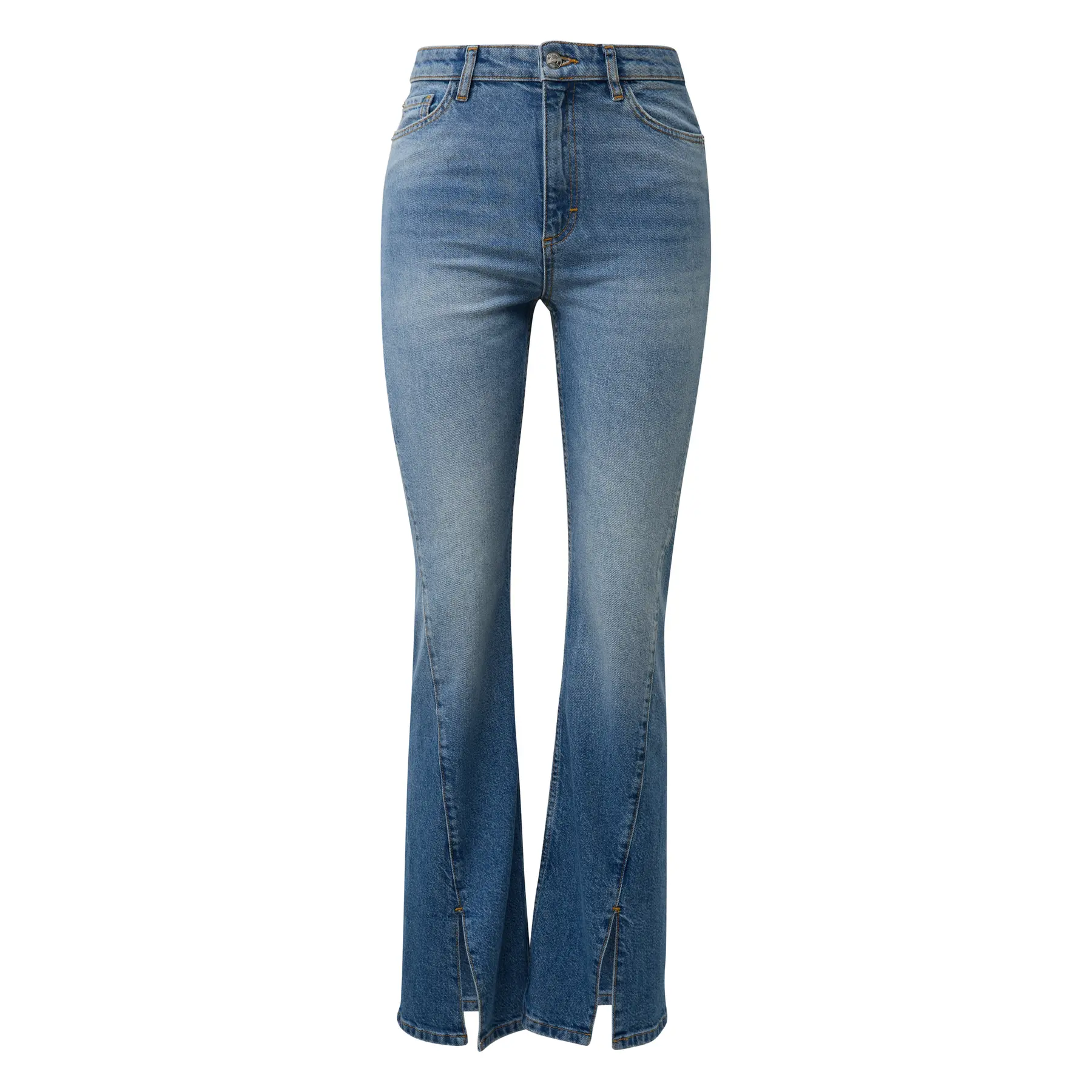 Bootcut & Flare Jeans met Vijf Zakken Hoge Taille Dames COMMA