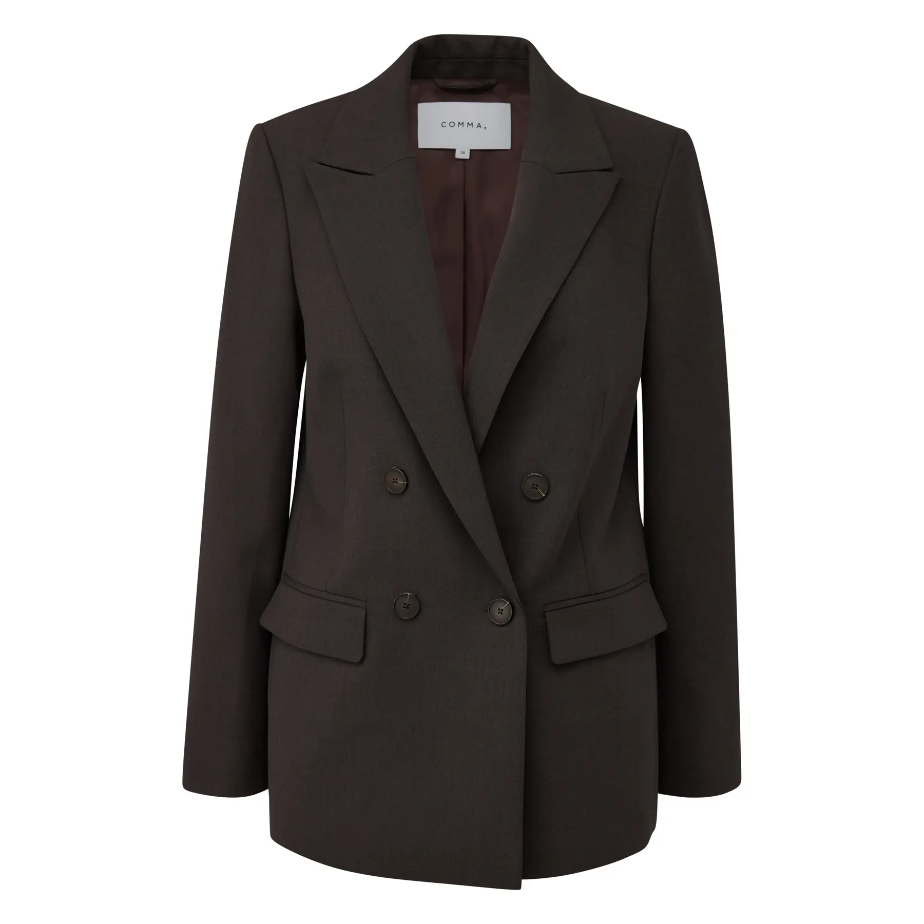 Doppelreihiger Blazer aus Viskose-Mix für Damen COMMA