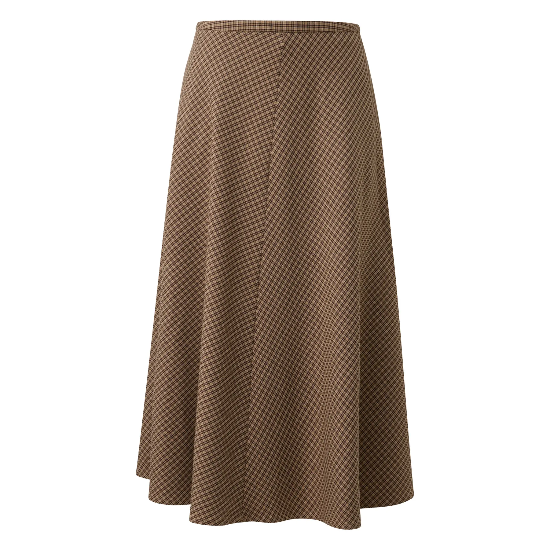 Gonna midi svasata con zip invisibile donna COMMA