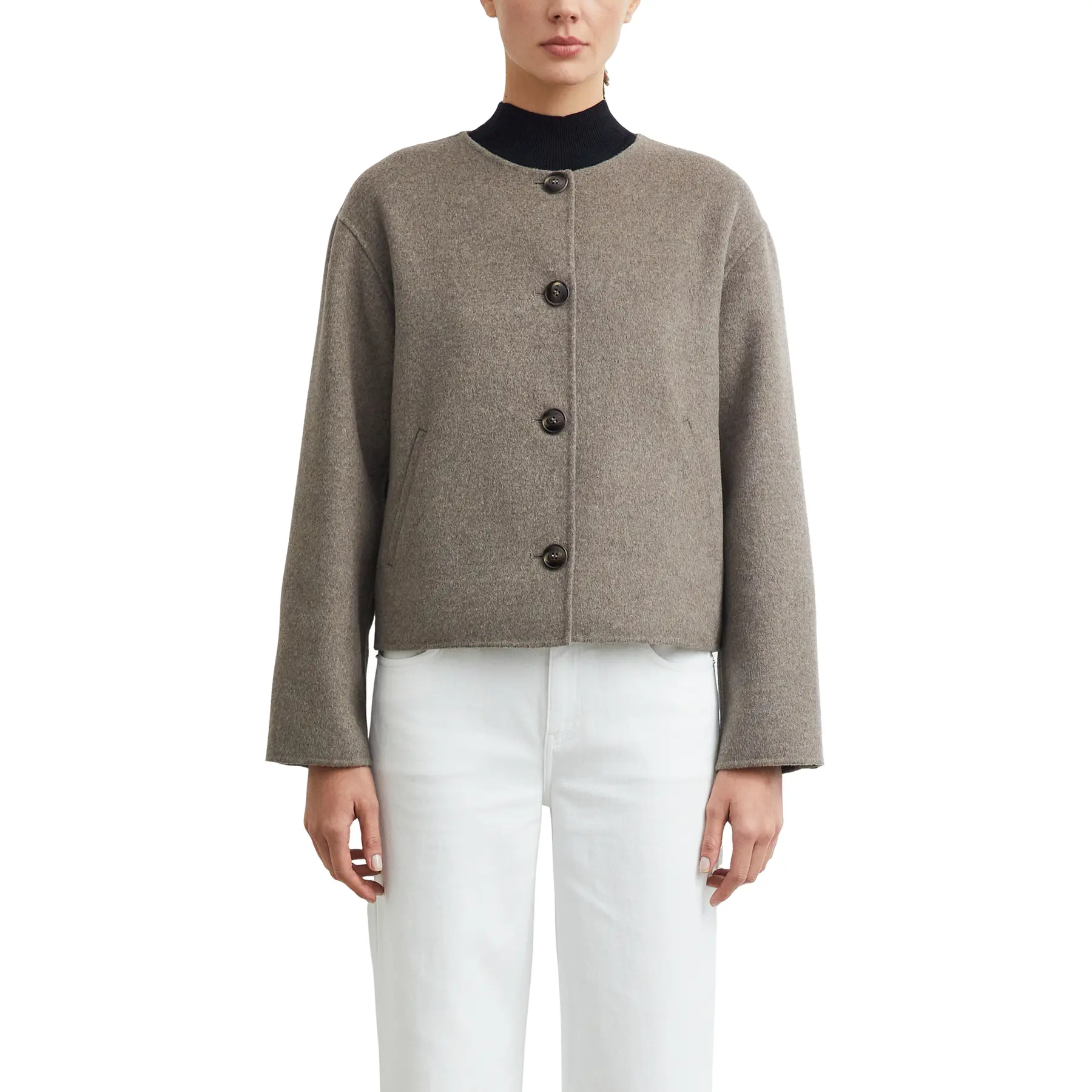 Wendejacke mit abnehmbarer Schal Damen COMMA