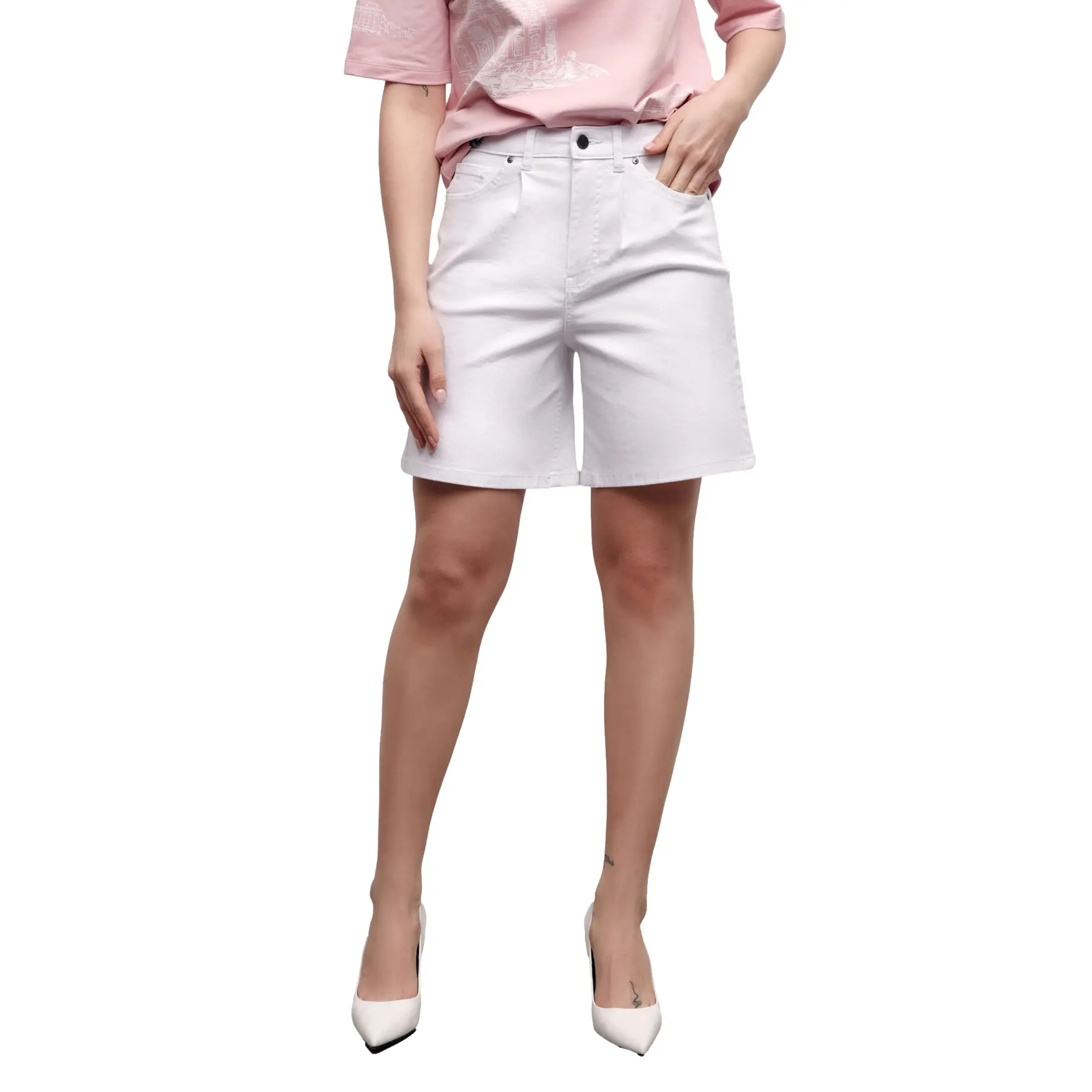 Short in jeans Loose donna  Con-430