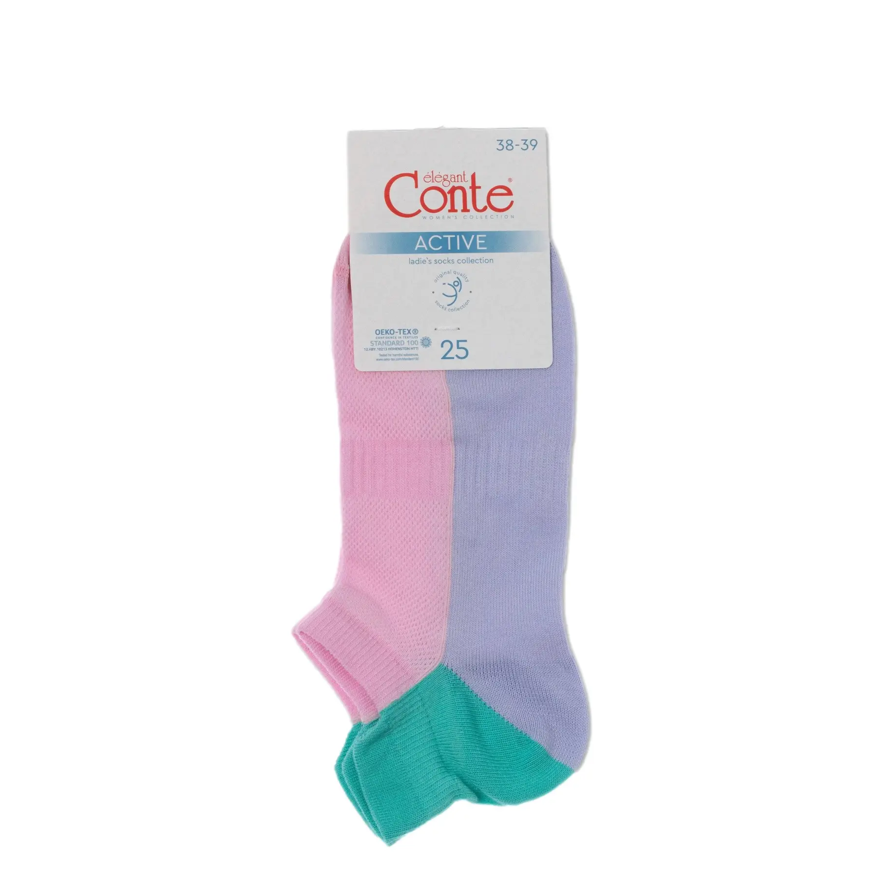 Calze in cotone a linguetta ultra-corta donna  Active