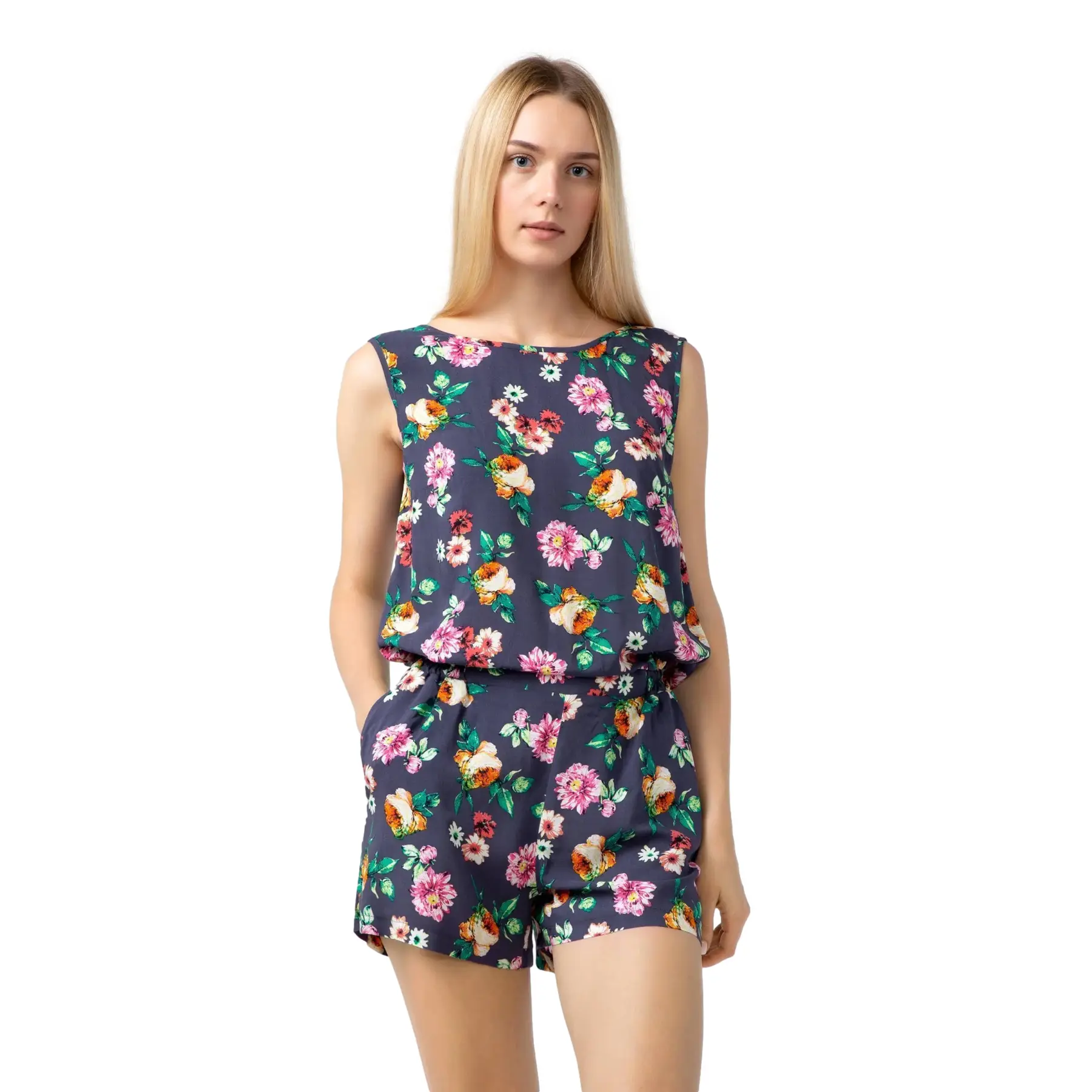 Kurzer Jumpsuit Damen Conte Elegant Camelia