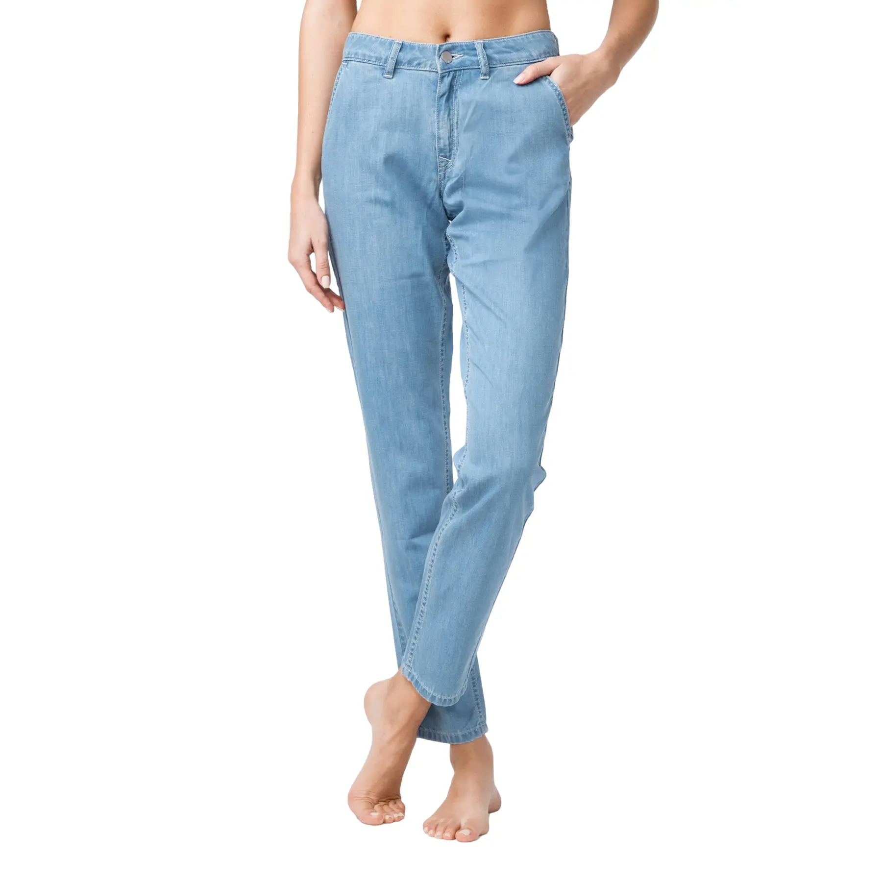 Jeans dritti donna  Con-140 Eco-friendly