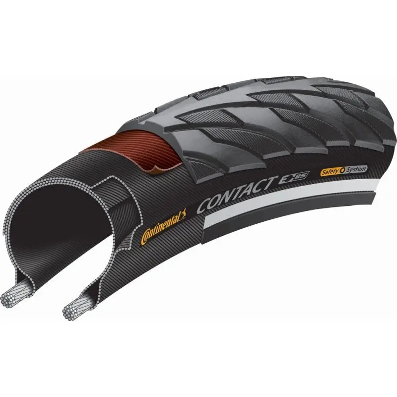 Velo Store - UK Rigid contact tire with reflective Continental 37-622 | Extra 10% off with Subscription, Postage £16.79 to UK Fedex.