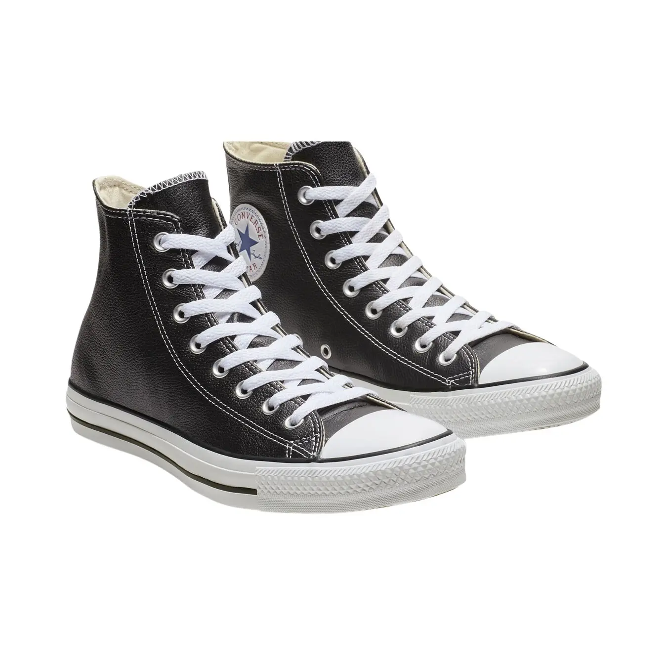 0886951121205 - - Chuck Taylor All Star - Knöchelhohe Sneaker aus schwarzem Leder