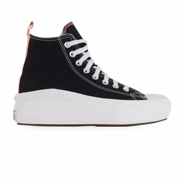 0194433126618 - CONVERSE CHUCK TAYLOR ALL STAR MOVE Sneaker Mädchen in black-pink salt-white 0194433126618 - CONVERSE CHUCK TAYLOR ALL STAR MOVE Sneaker Mädchen in black-pink salt-white