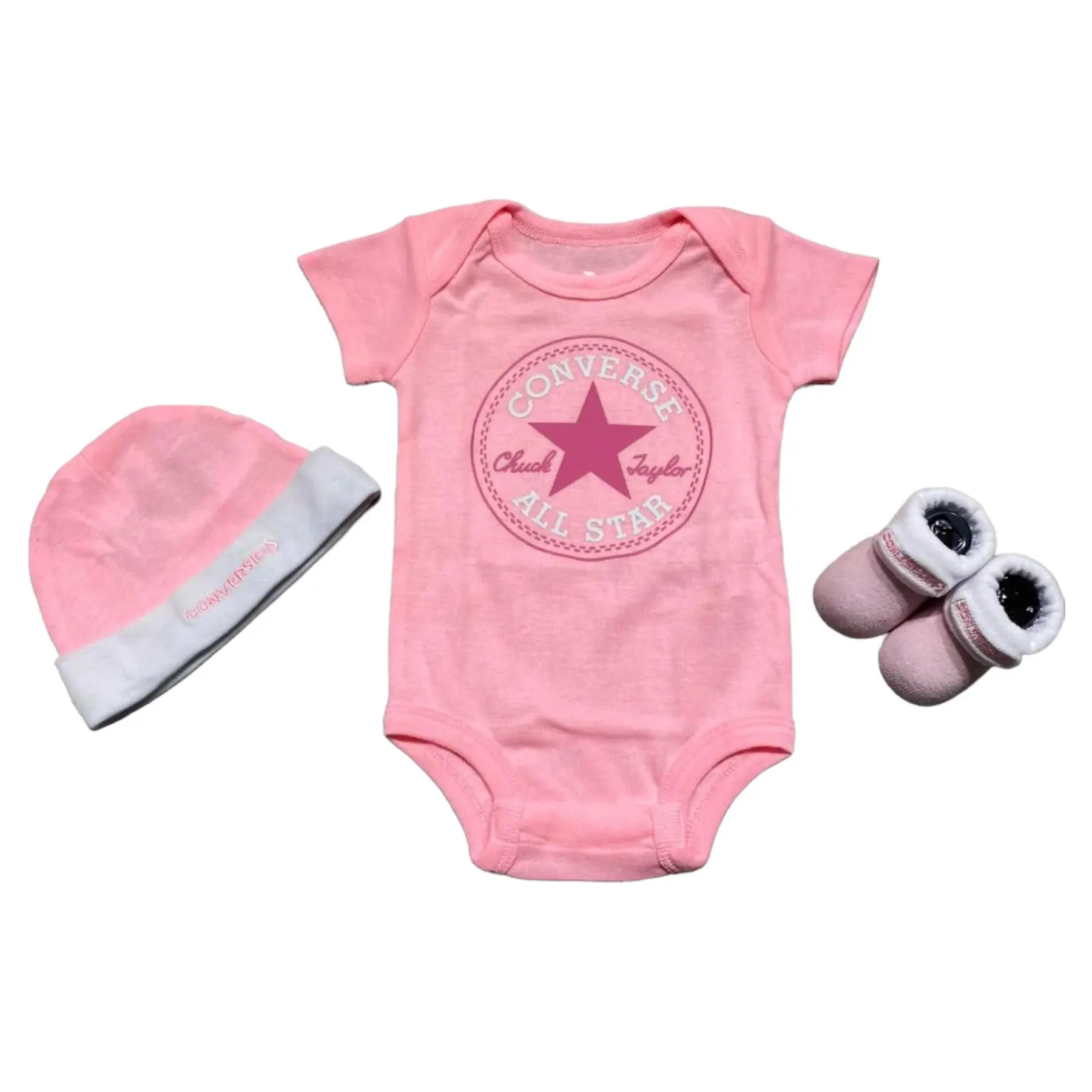 0633716846022 - Set aus Strampelanzug Mütze und Babys chuhen CHN Classic CTP (x3)