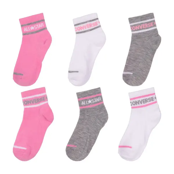 Chaussettes enfant Converse CHN Basic Wordmark QTR x6 19 €