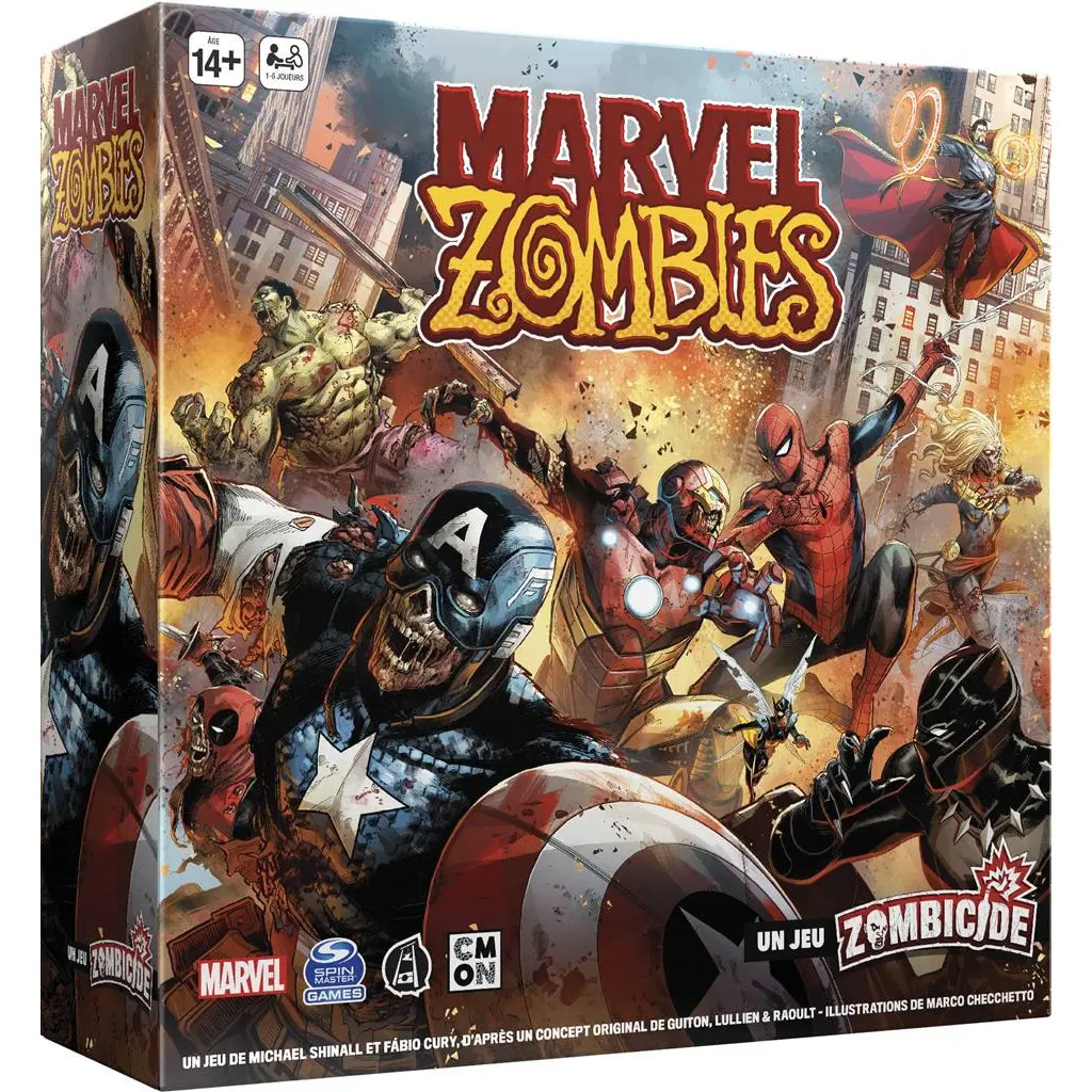 3558380108993 - Figurine Zombicide  Marvel Zombies (Undead Avengers)