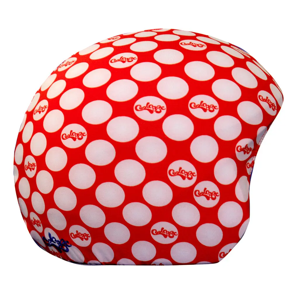 Helmtasche Coolcasc Coolprint Lunaire rouge