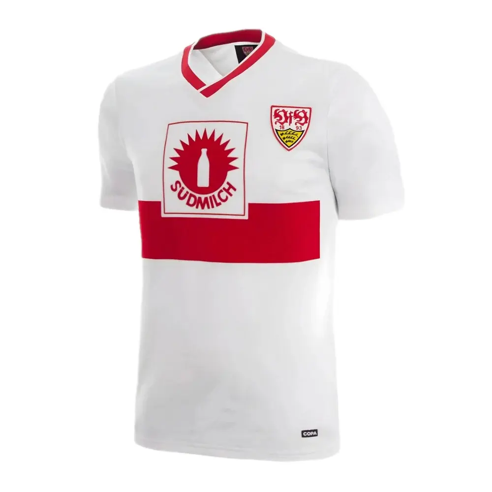 VfB Stuttgart Trikot 1987/89 - Blanc - unisex - Size: L