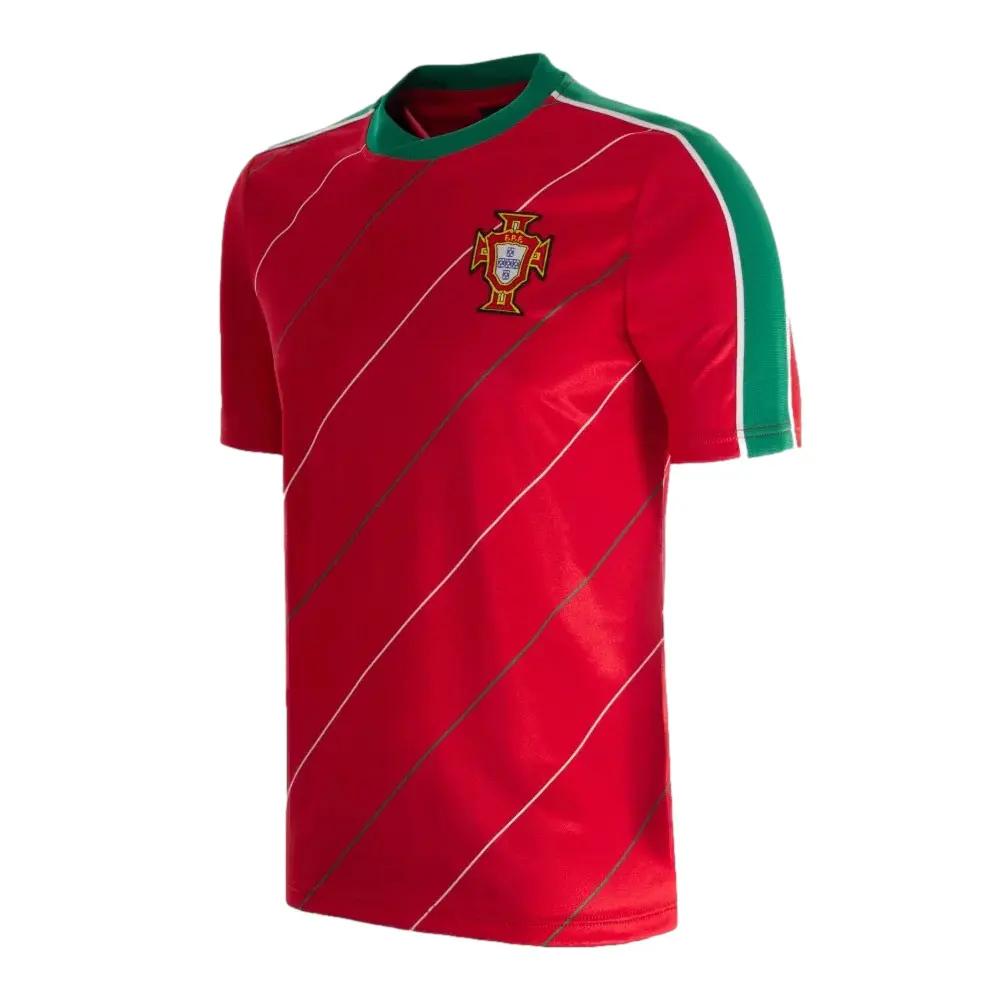 Portugal-Trikot Rétro 1984 - Rouge - male - Size: L