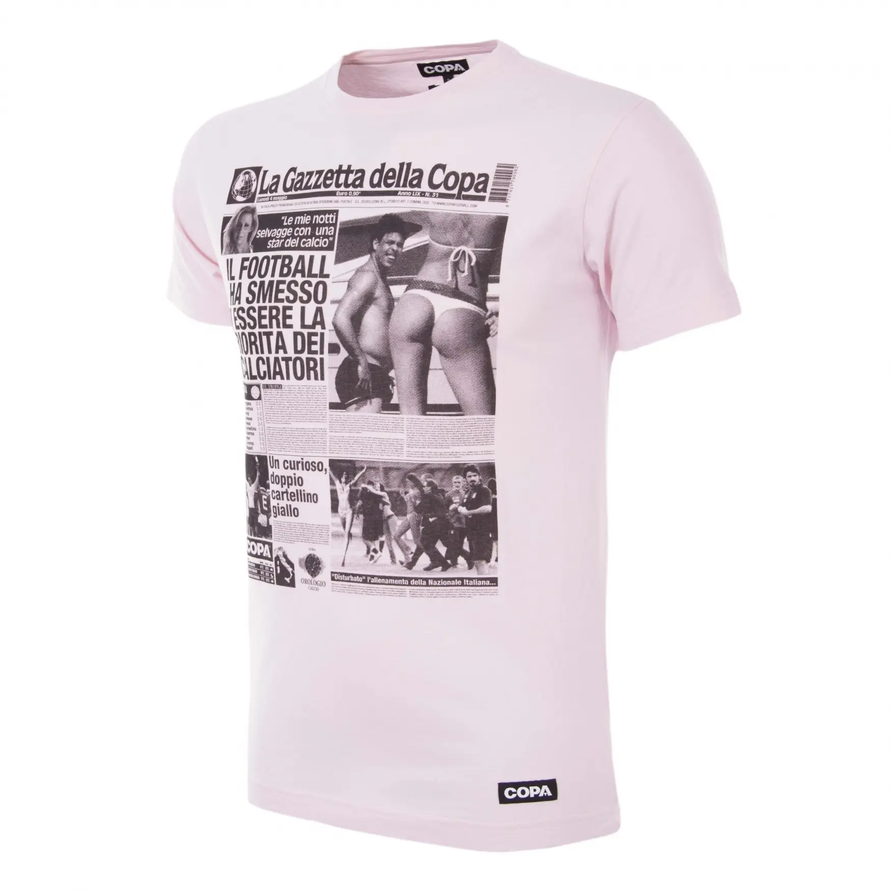 T-Shirt Copa Gazzetta Della - Rose - male - Size: XS