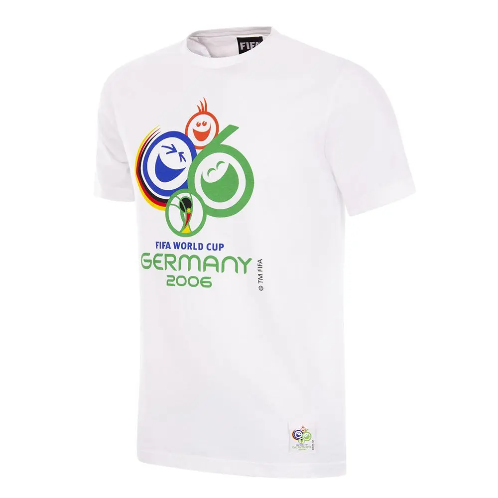 T-Shirt Copa Deutschland WM Emblem 2006 - Blanc - unisex - Size: S