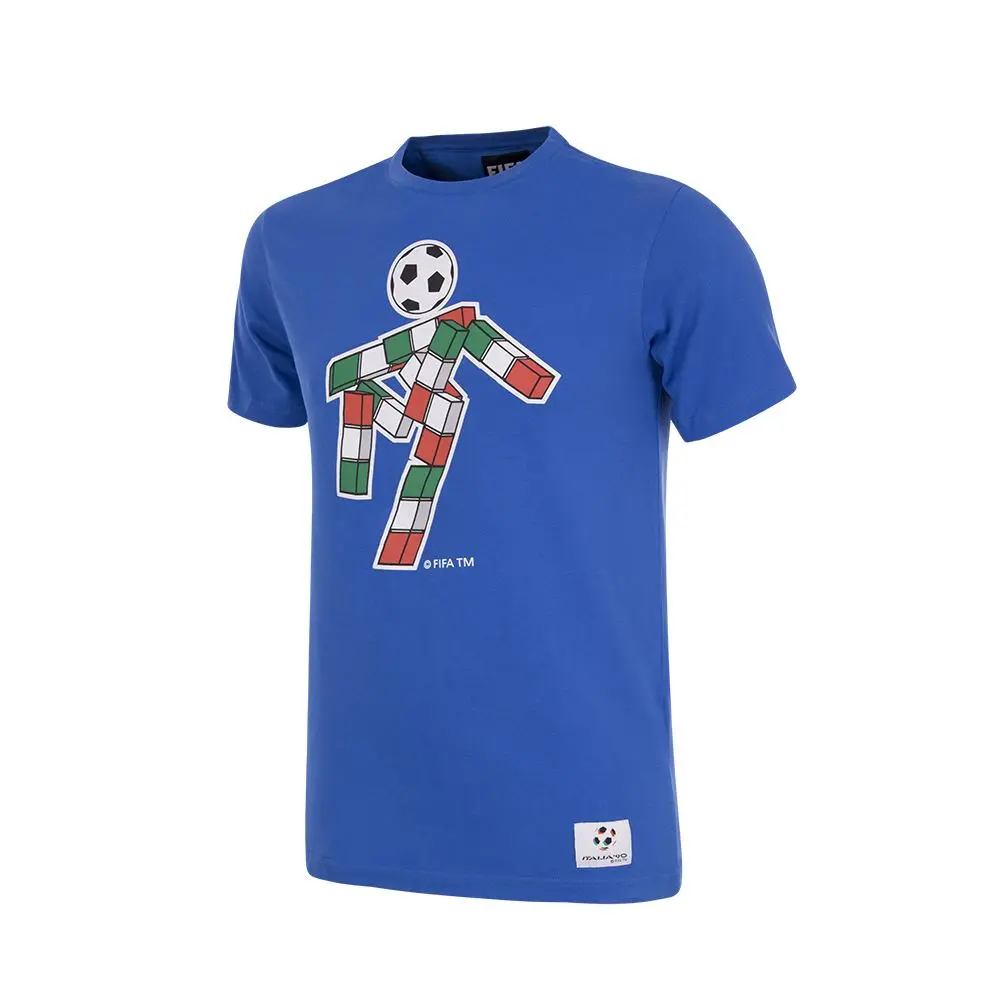 Copa Football Kinder T-Shirt Copa Italien World Cup Mascot 1990
