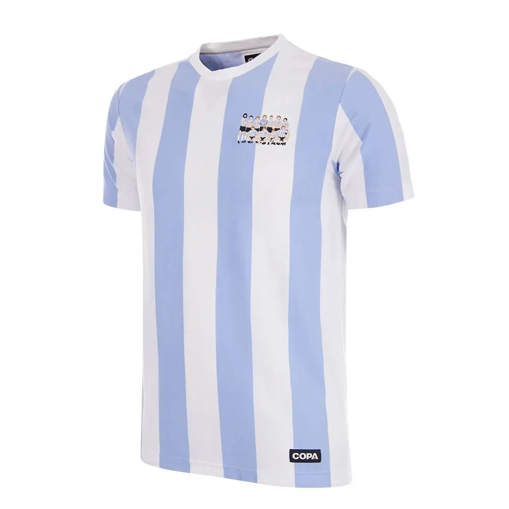 Copa Football Besticktes T-Shirt Argentine World Champions 1986