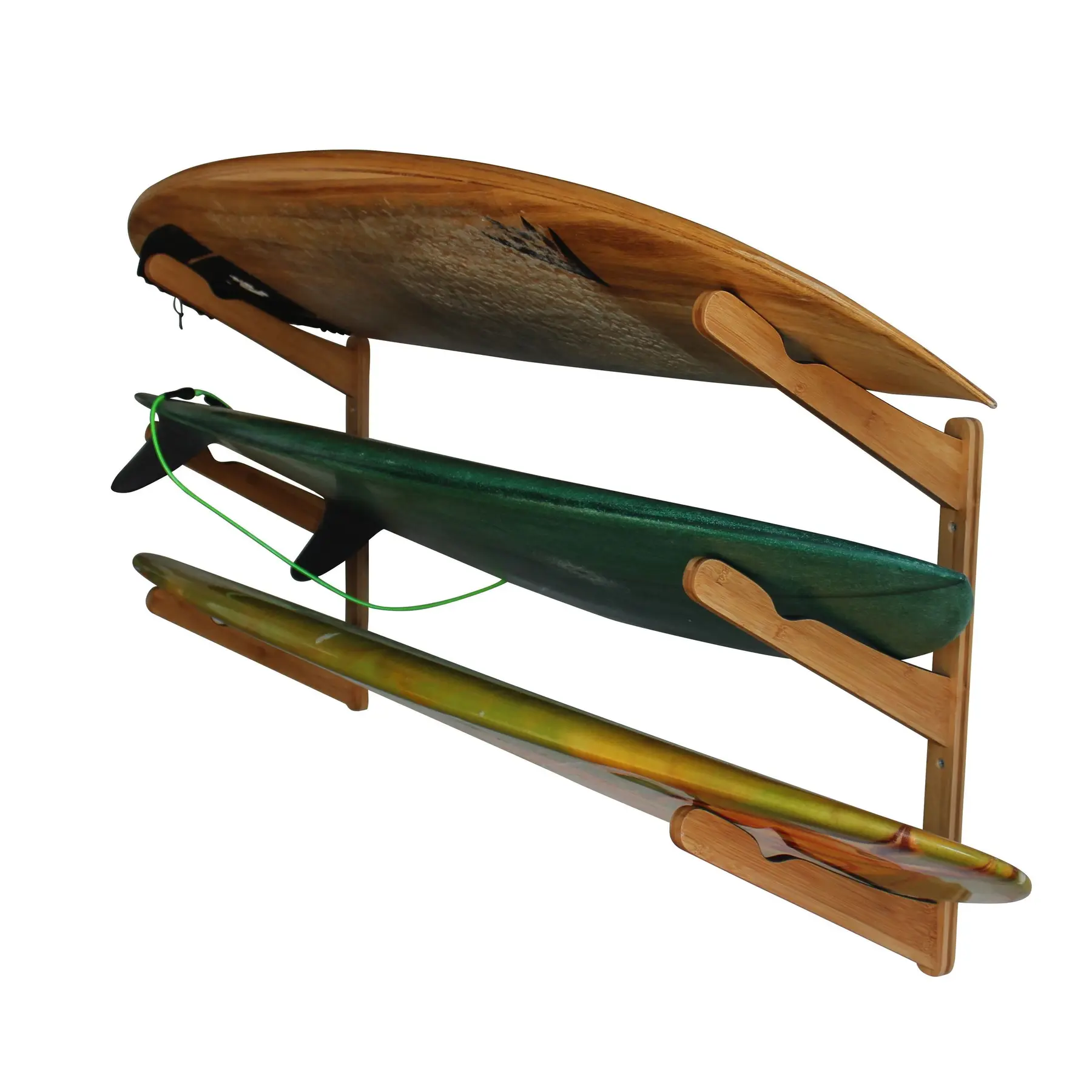 Bamboe wandsteun van hout COR Surf