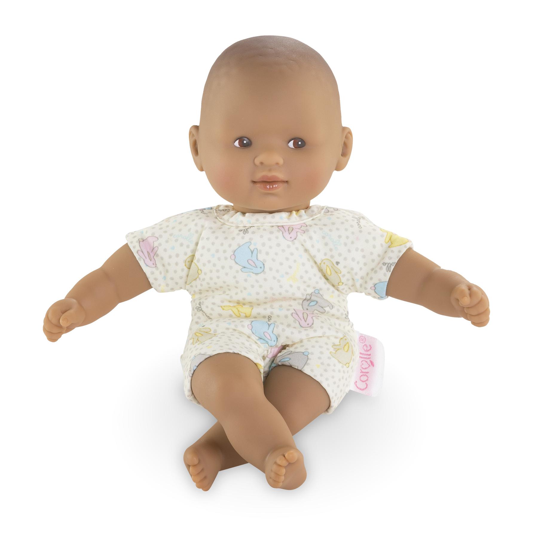 4062013120287 - Mon Premier Poupon Mini Calin Baby Doll - Rabbit Brown Eyes 20cm