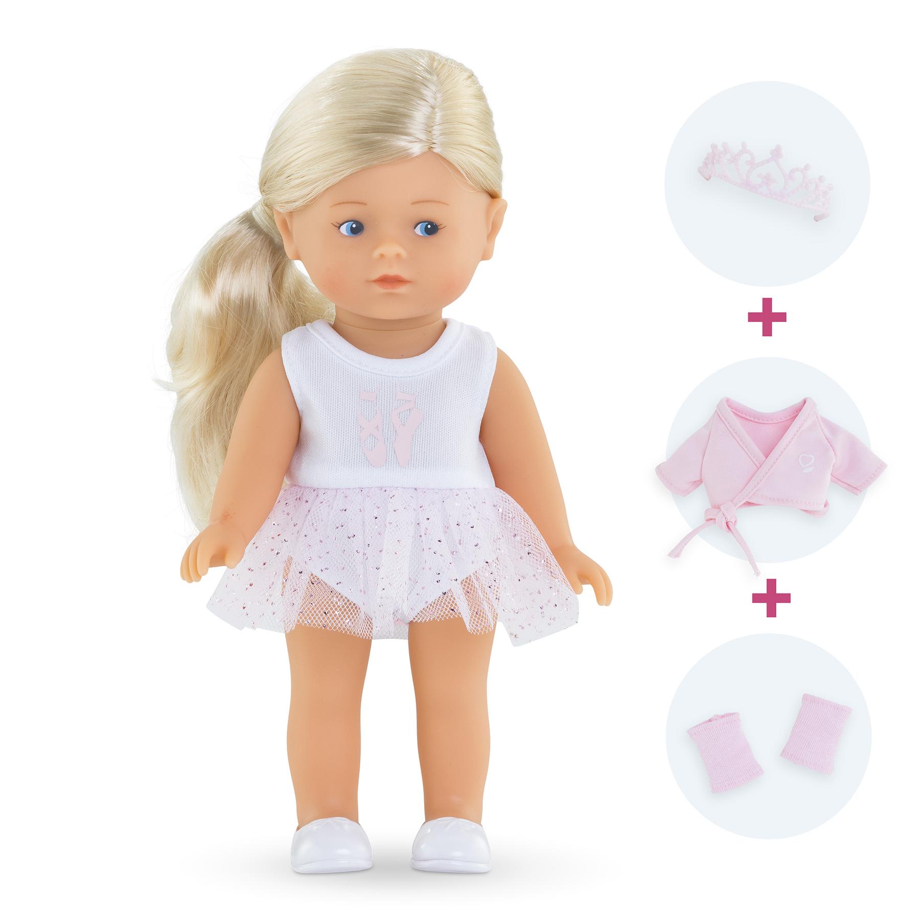 4062013240138 - Mini Corrolines Rosy Ballerina Doll 20cm