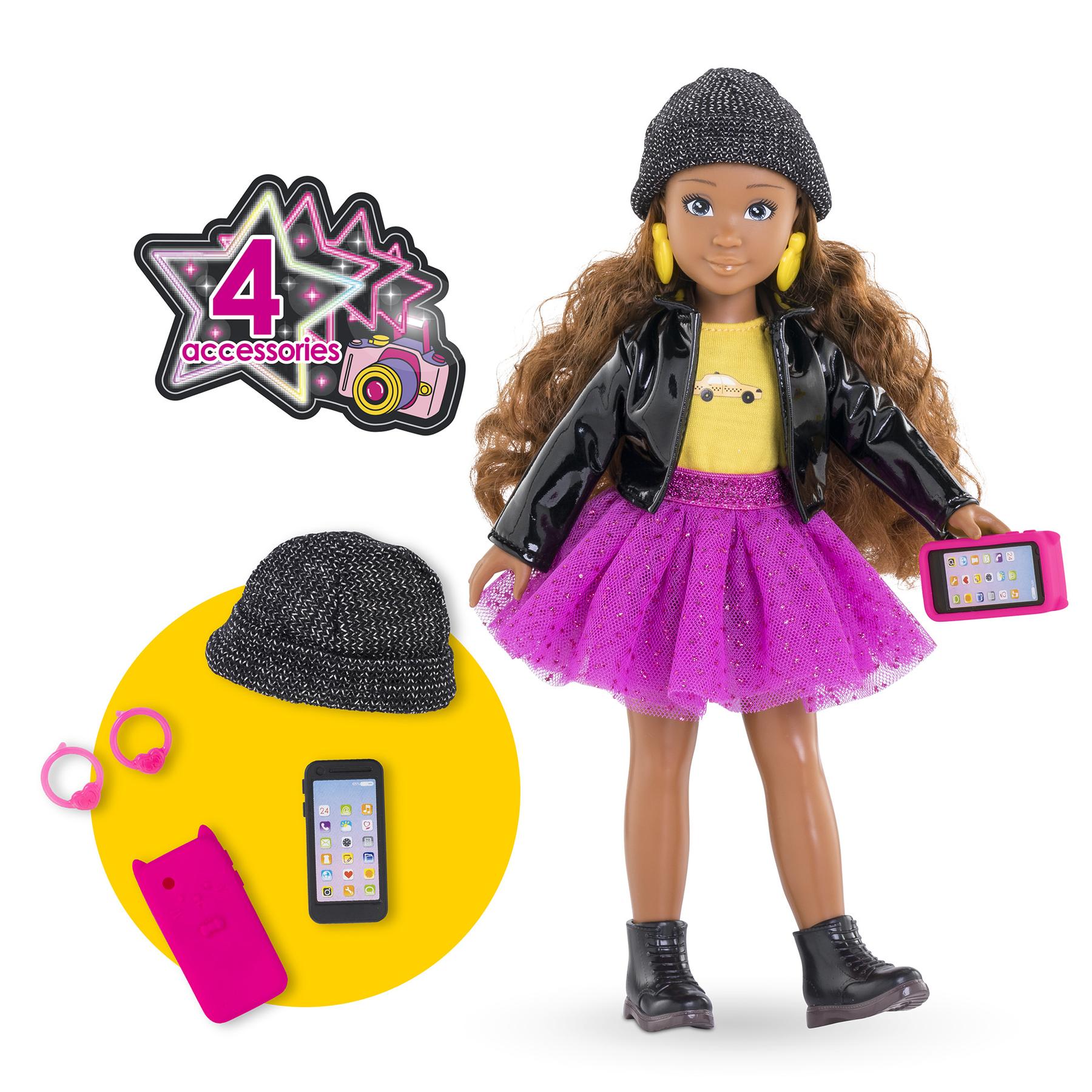 4062013600161 - Ankleidepuppe MELODY NEW YORK FASHION (28cm) mit Zubehör