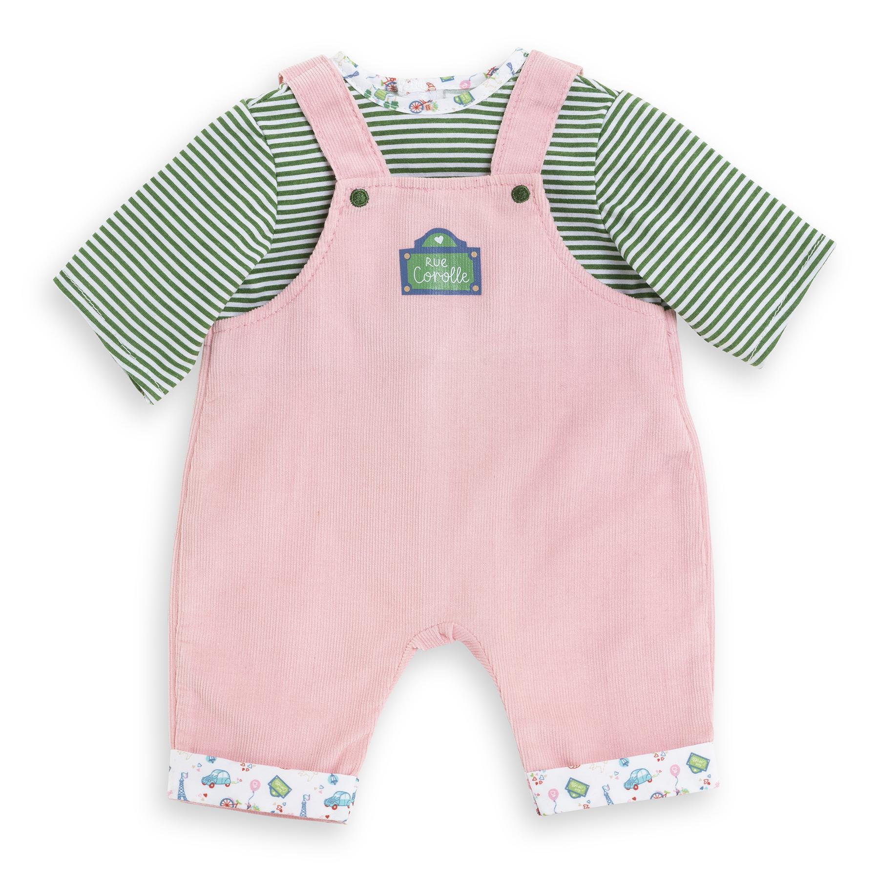 4062013160184 - Wochenend-T-Shirt und Langarm-Latzhose für Püppchen in Paris Corolle