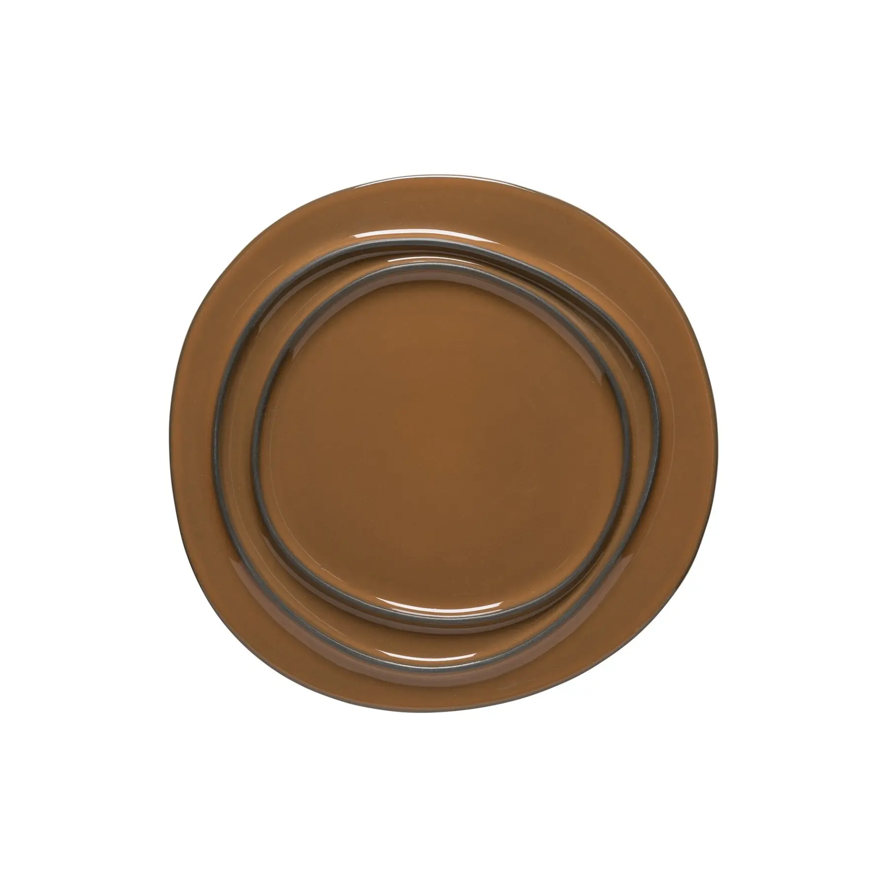 Assiette ronde Costa Nova âmbar (x6)