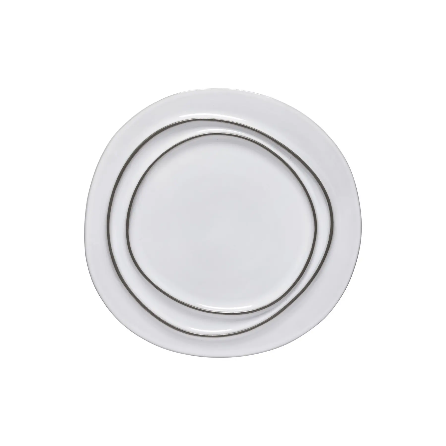 Assiette ronde Costa Nova âmbar (x6)