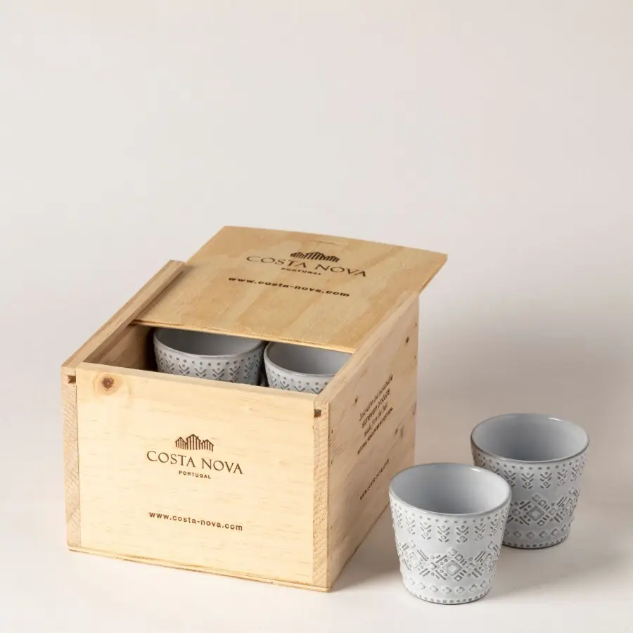Boîte de rangement de 8 tasses Costa Nova Espresso Grespresso Eco Gres