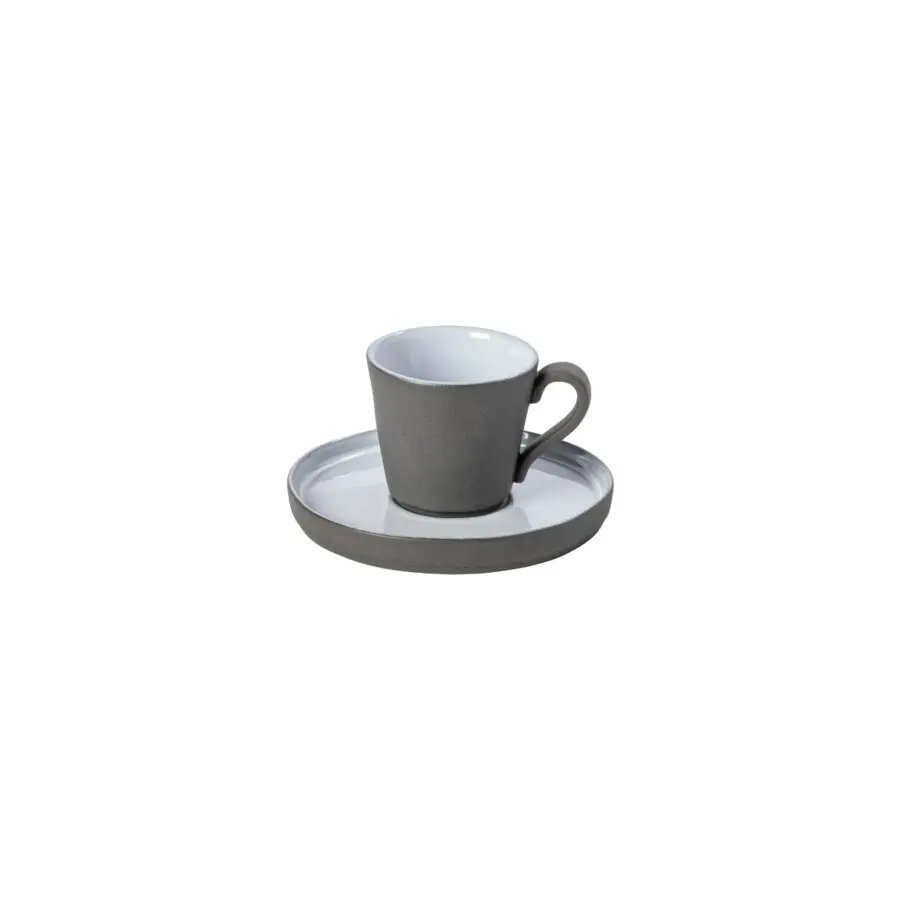 Tasse à café avec soucoupe Costa Nova Lagoa Ecogres (x6)